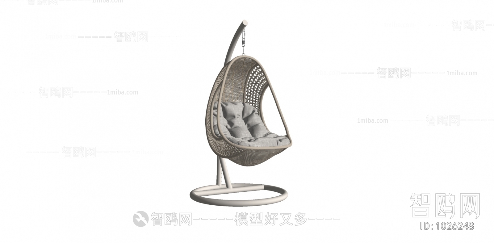 现代编织吊椅