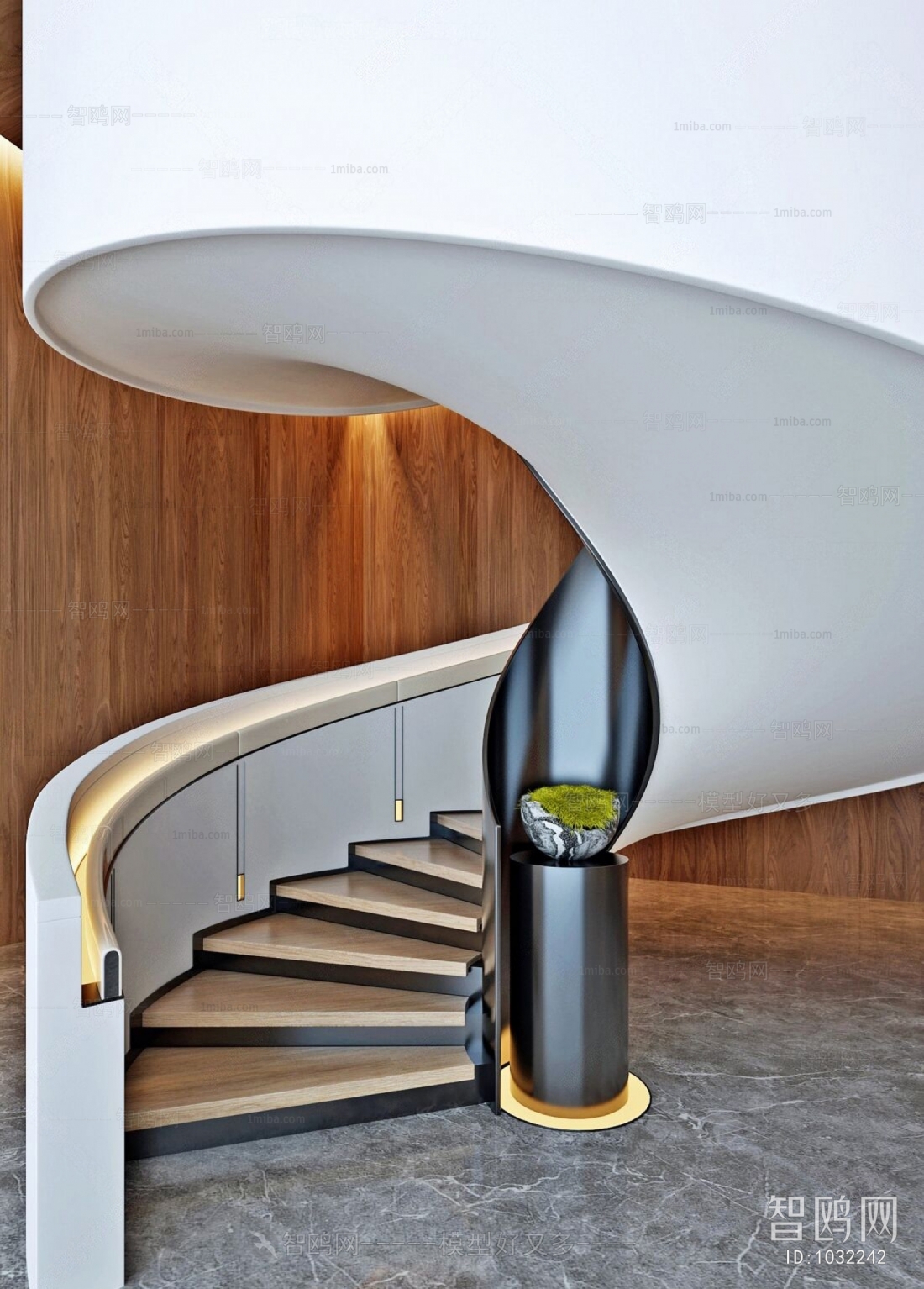 Modern Rotating Staircase