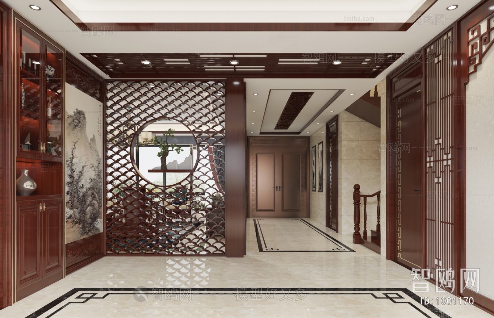 New Chinese Style Hallway