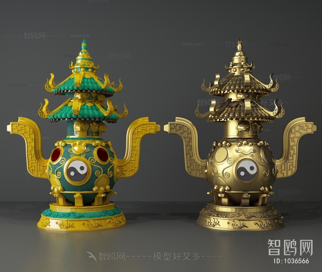 Chinese Style Decorative Set