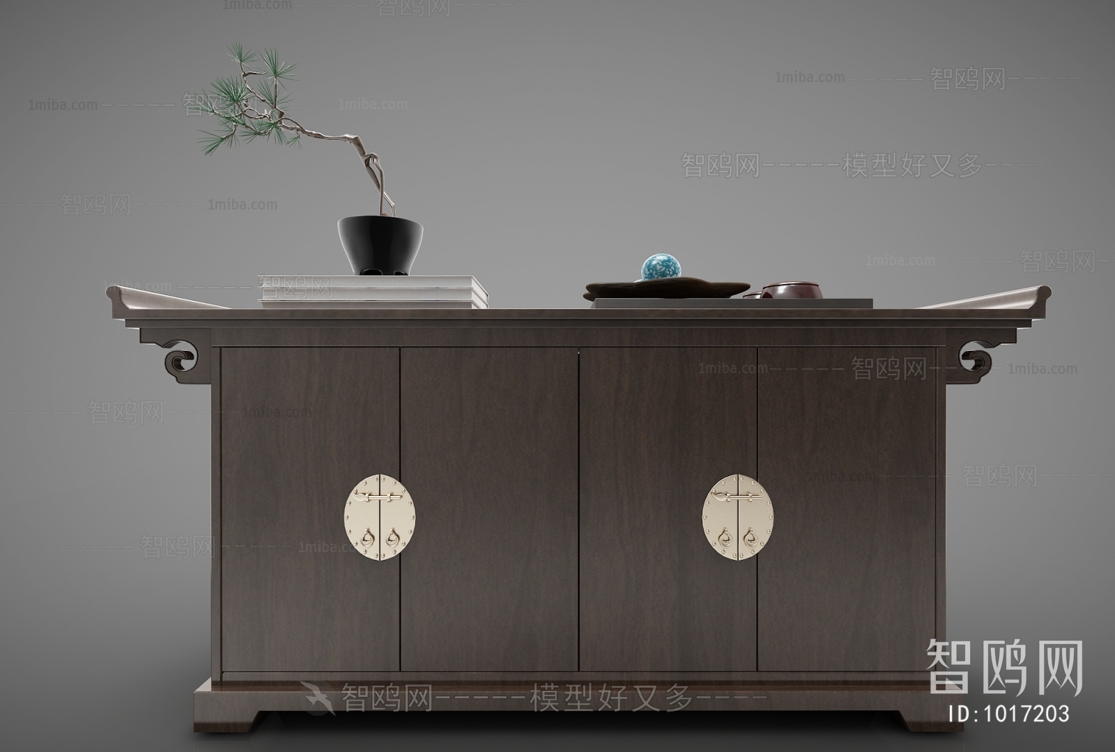 New Chinese Style Decorative Cabinet