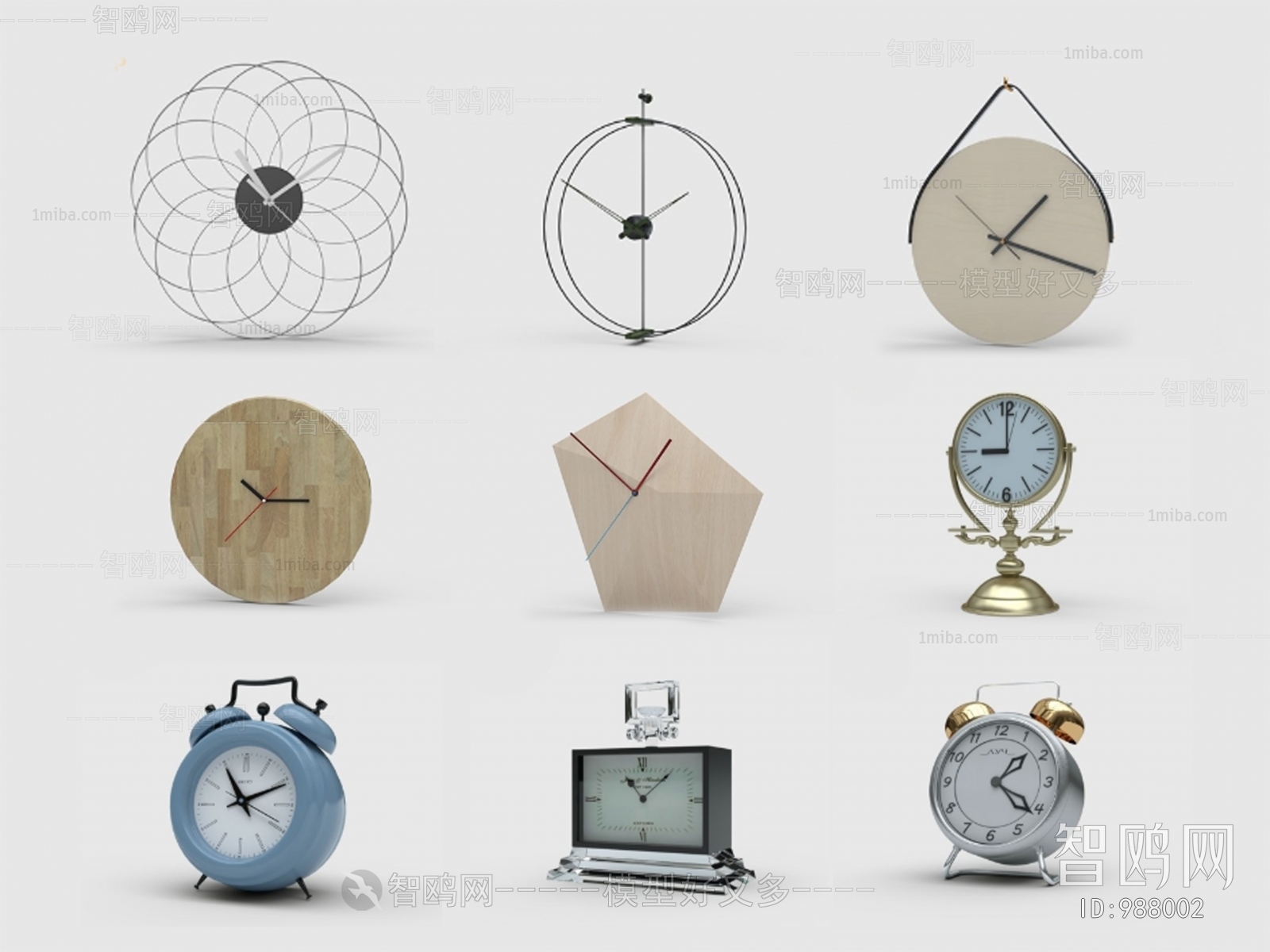 Modern Clocks And Watches