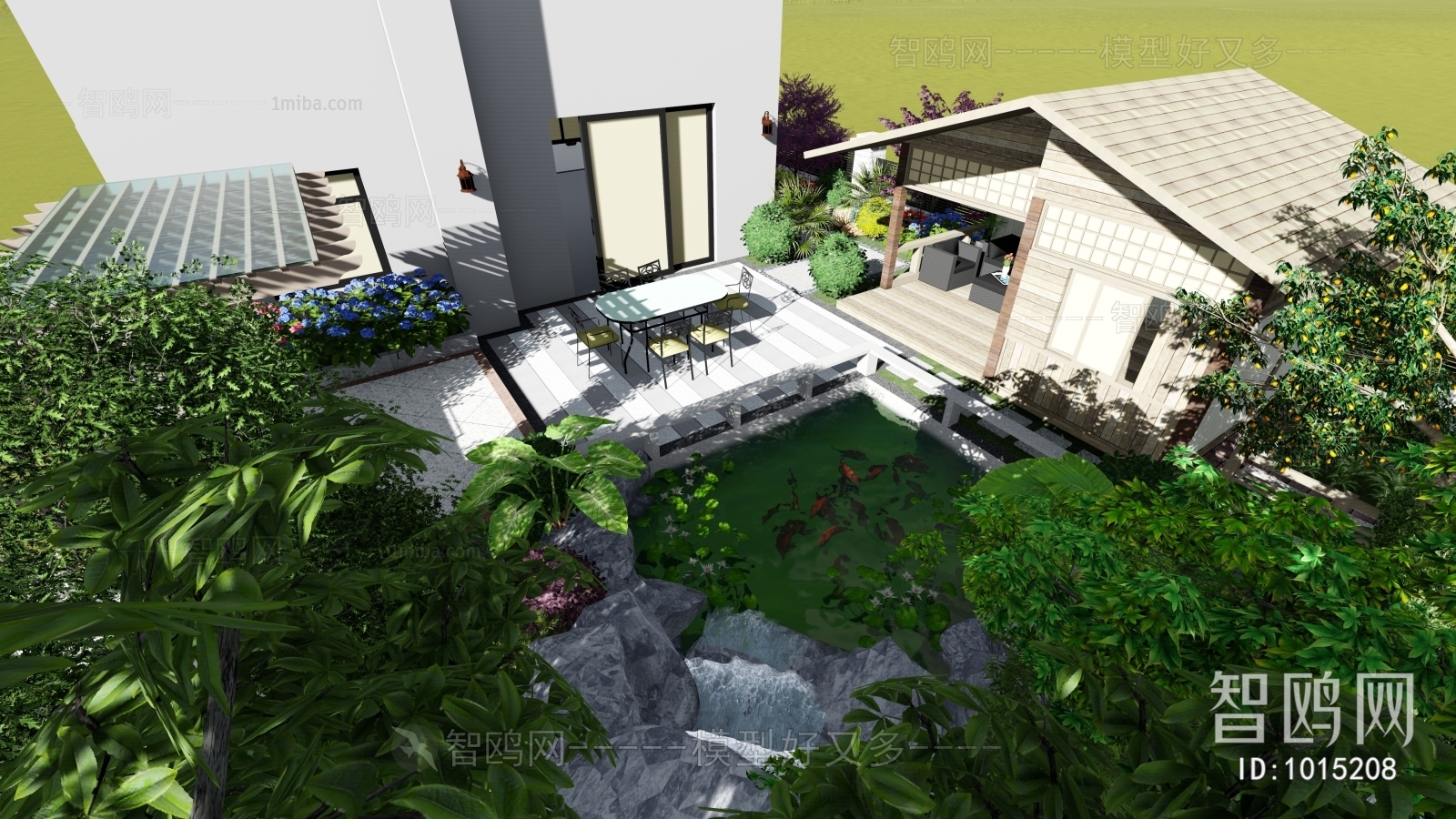 Modern Courtyard/landscape