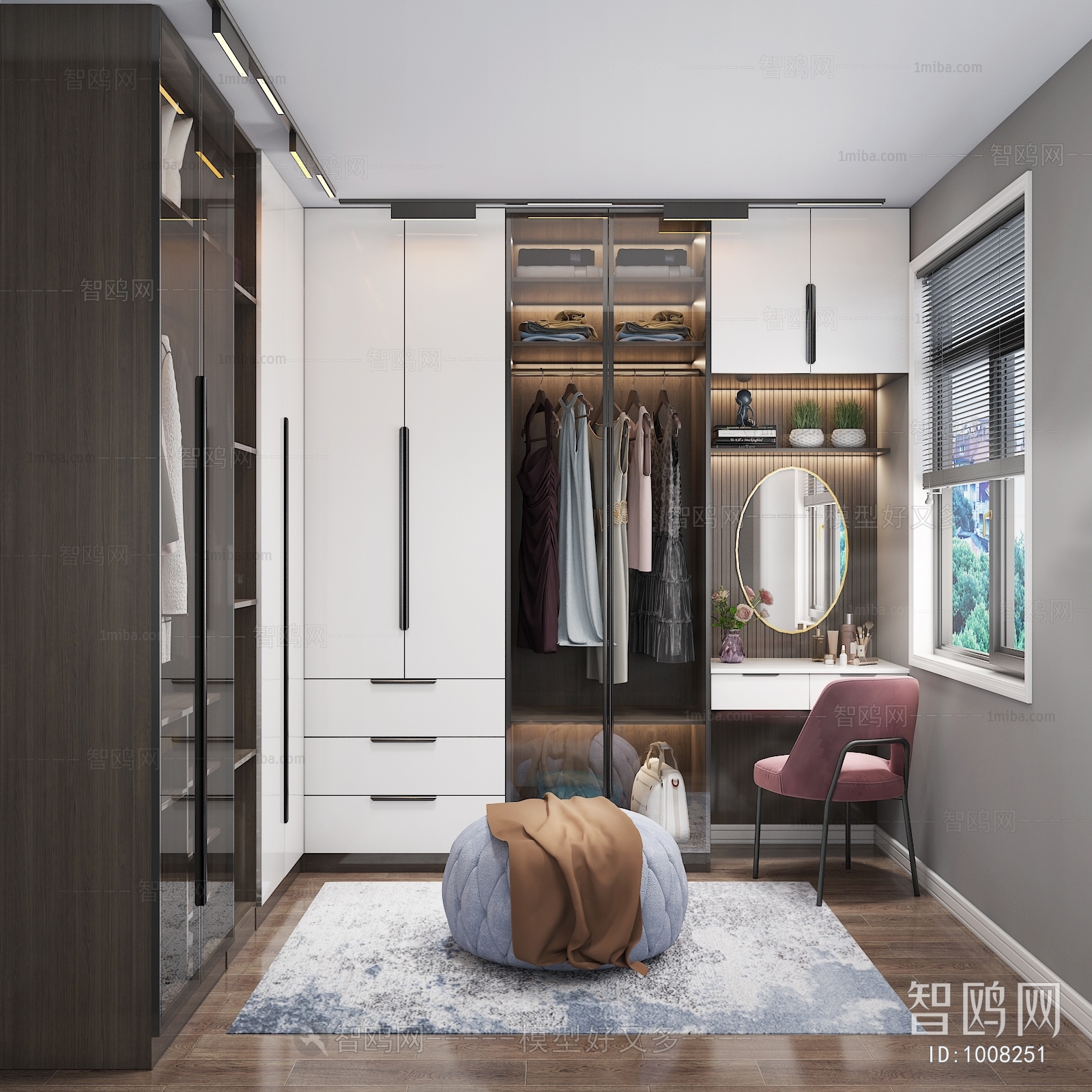 Modern Clothes Storage Area