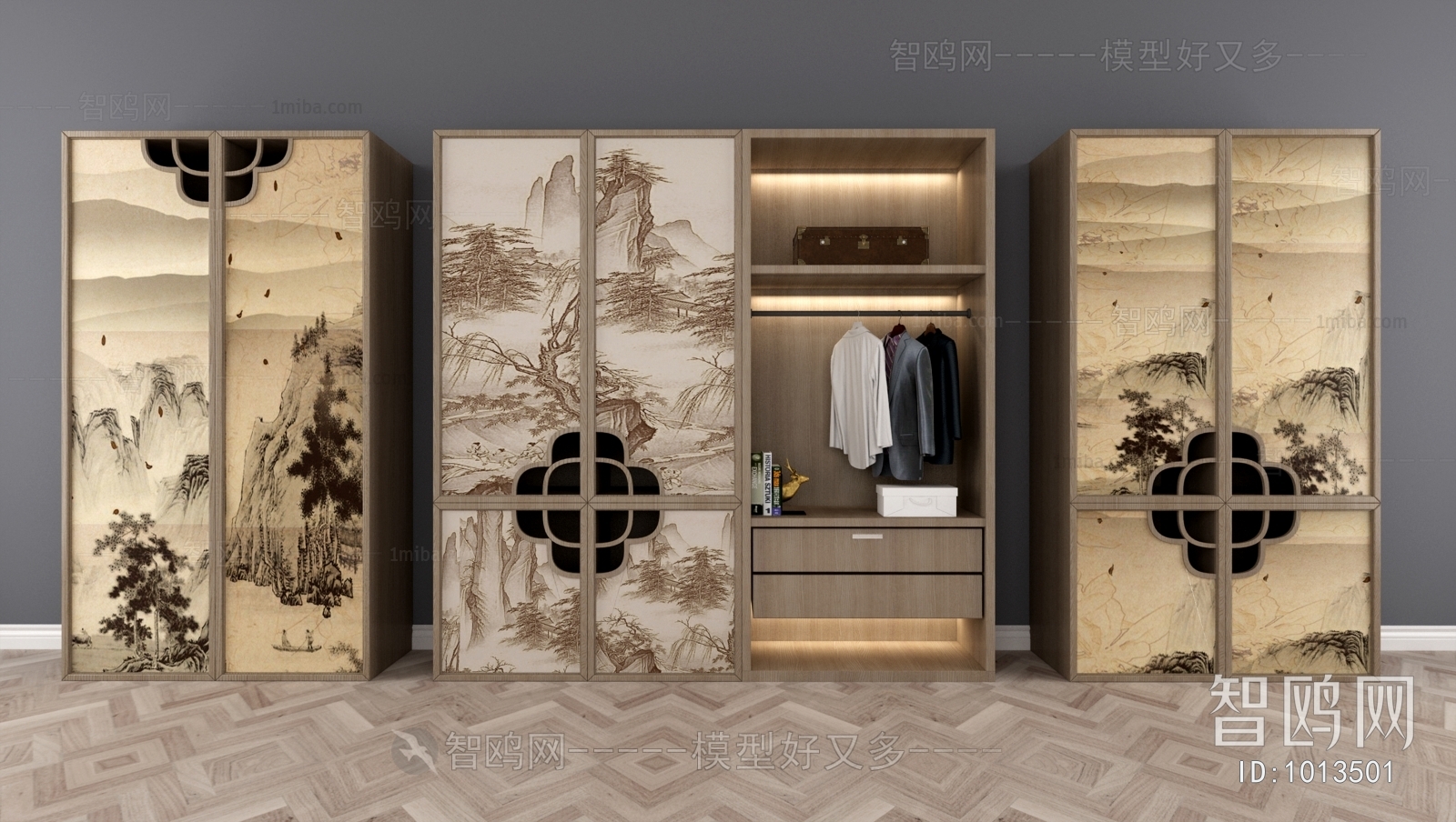 New Chinese Style The Wardrobe