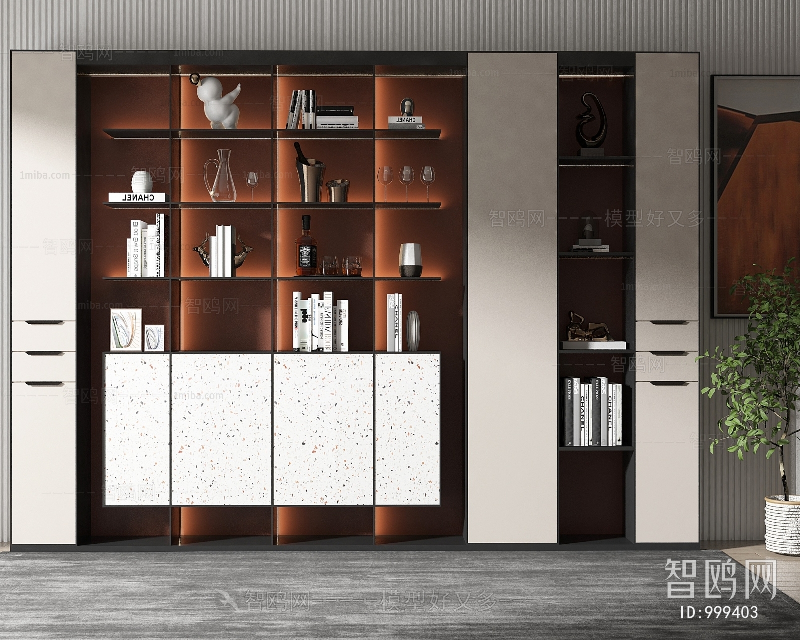 Modern Decorative Cabinet