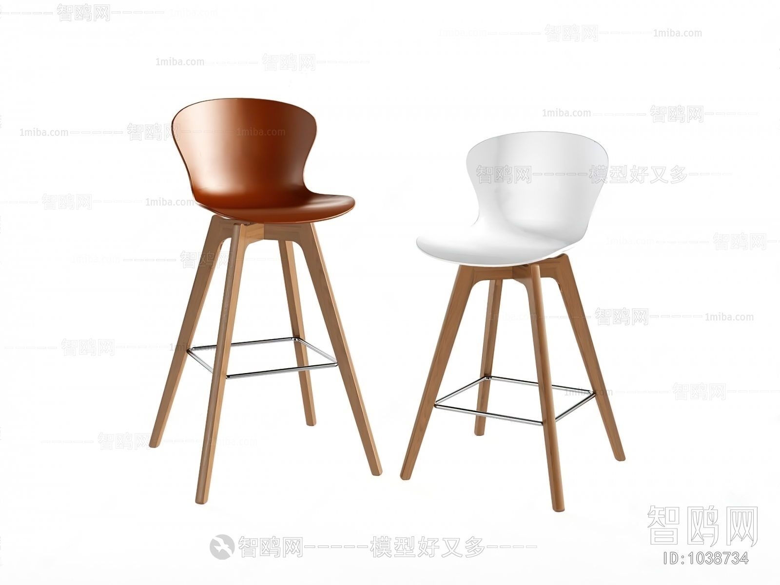 Nordic Style Bar Chair