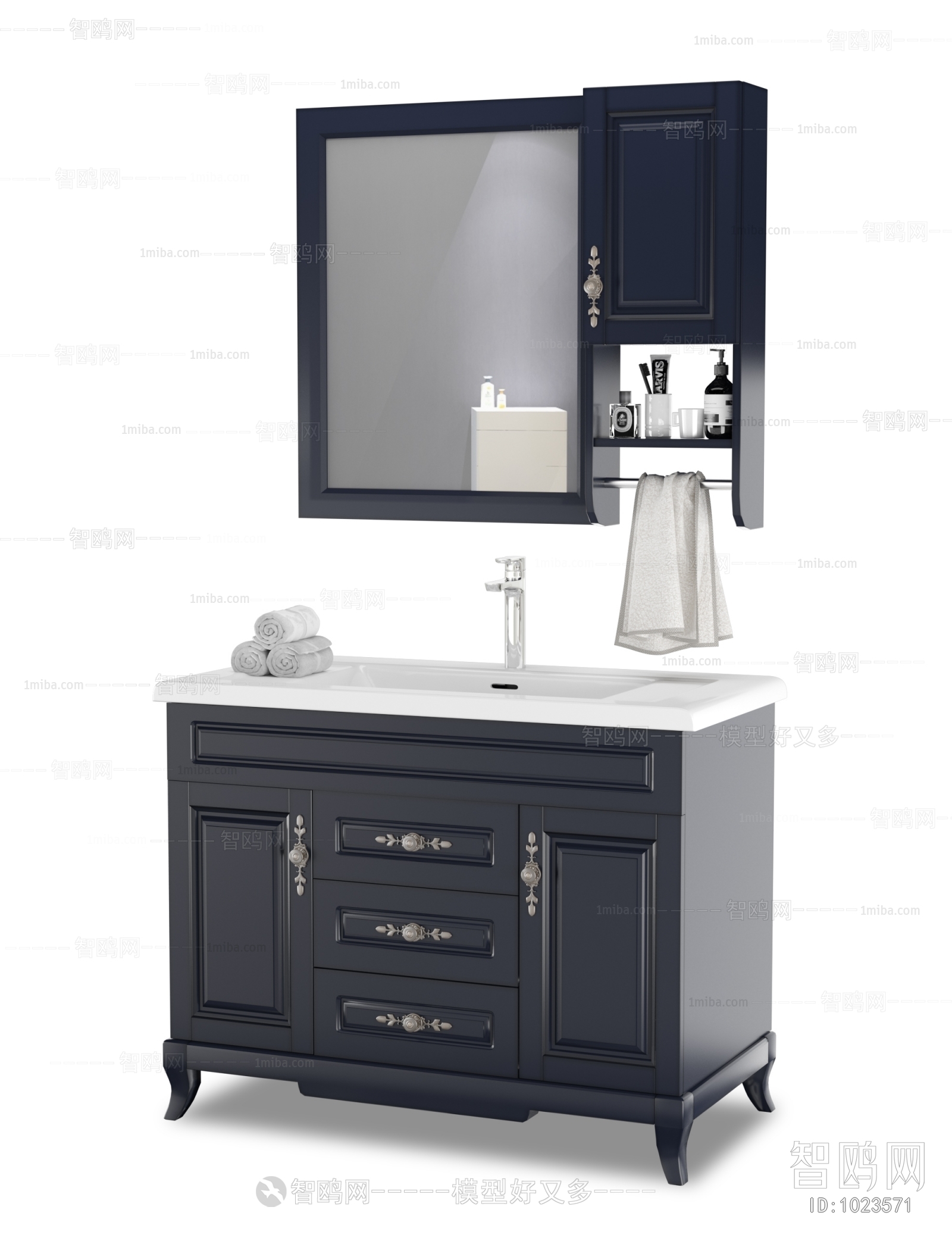 Simple European Style Bathroom Cabinet