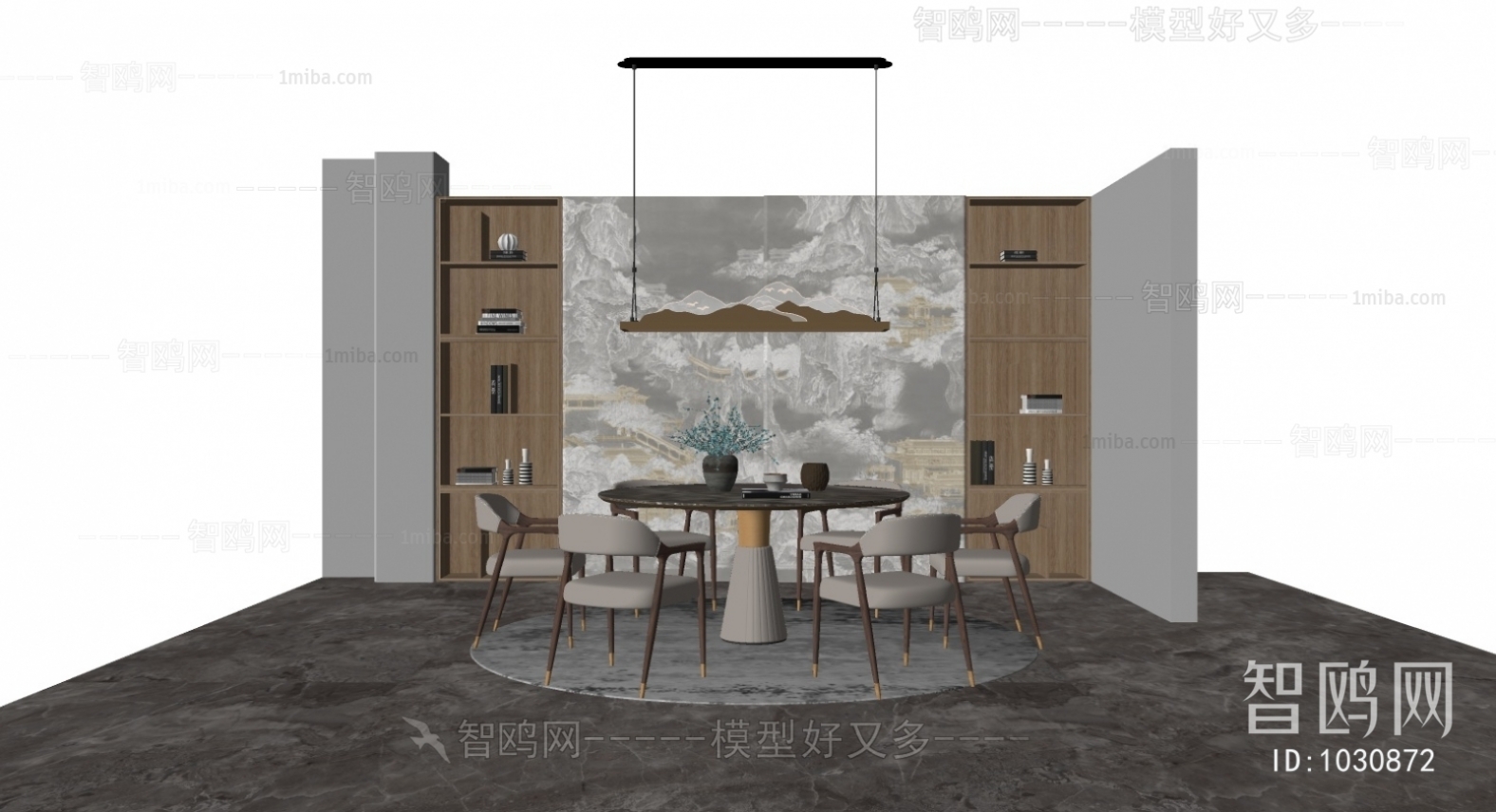 New Chinese Style Dining Room