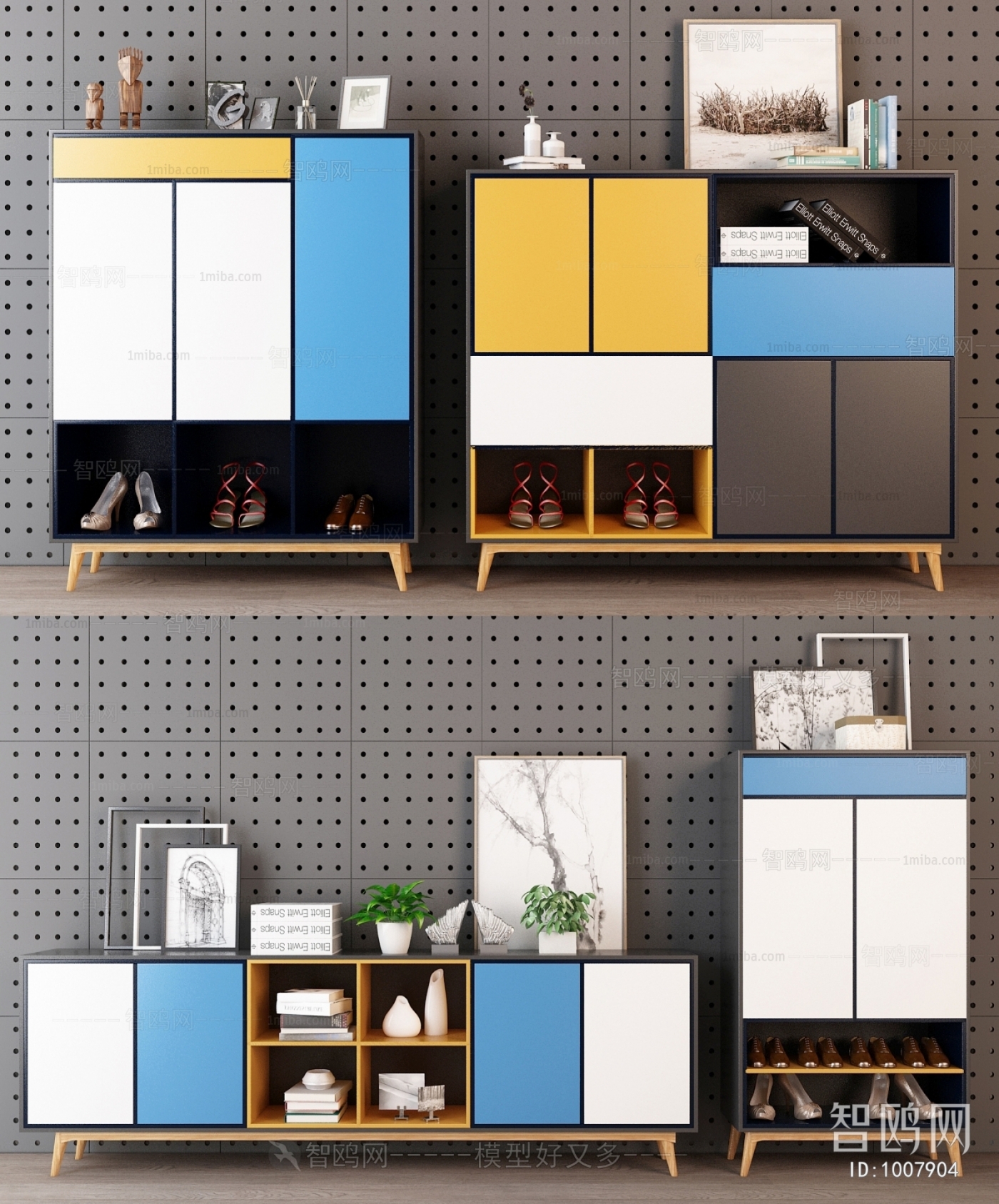 Nordic Style Shoe Cabinet