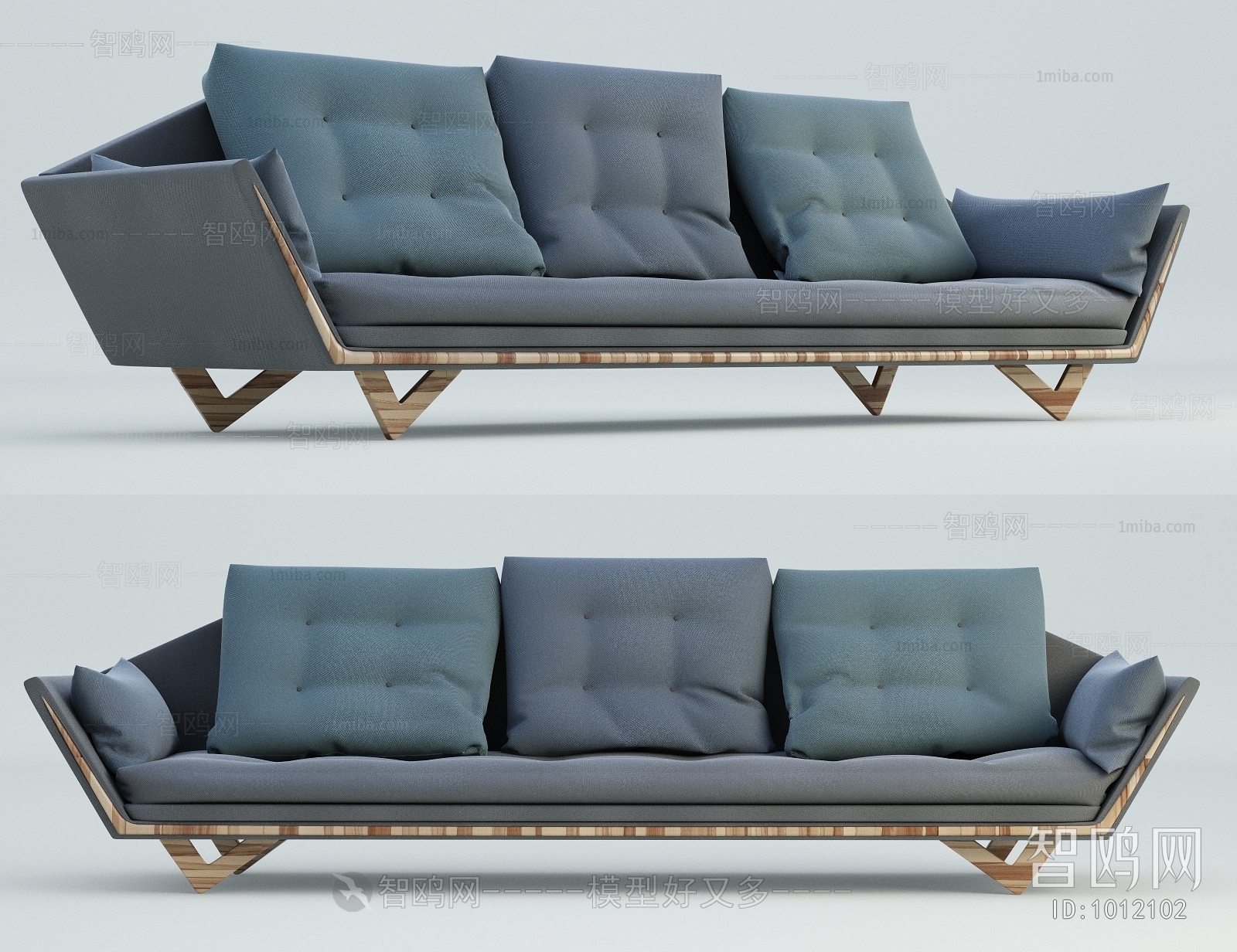 Modern Three-seat Sofa