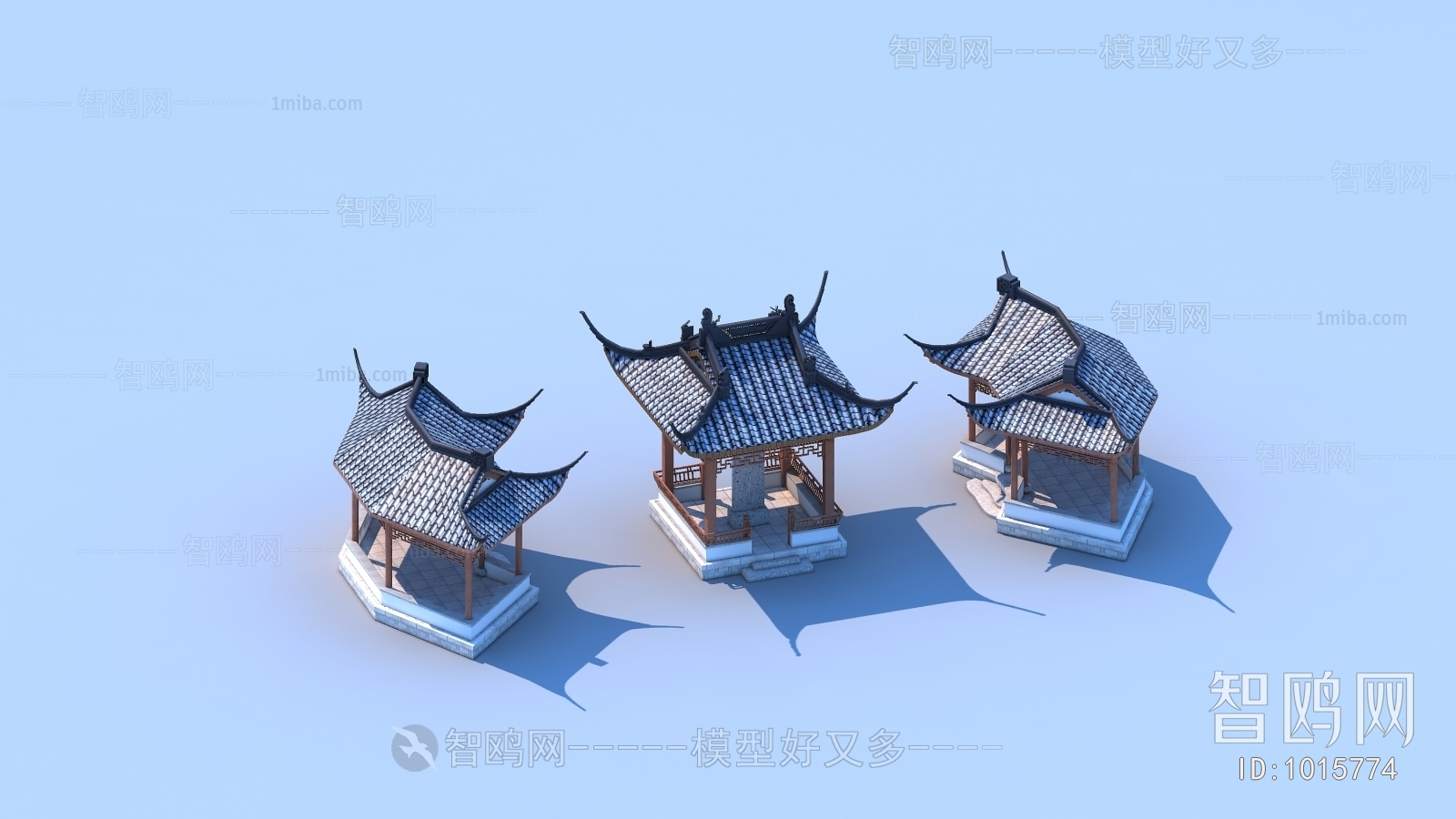 Chinese Style Ancient Architectural Buildings