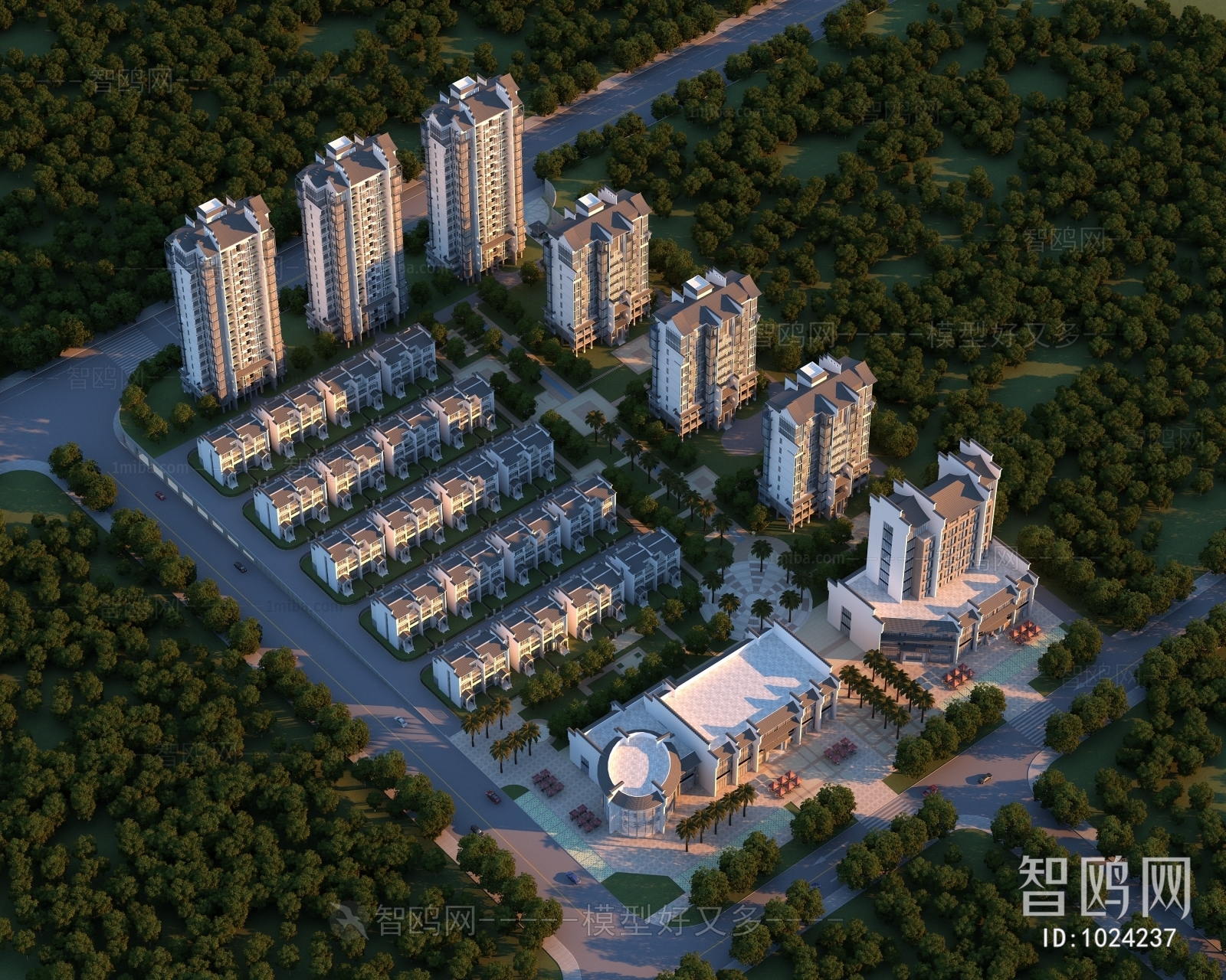 Chinese Style Architectural Bird's-eye View Planning