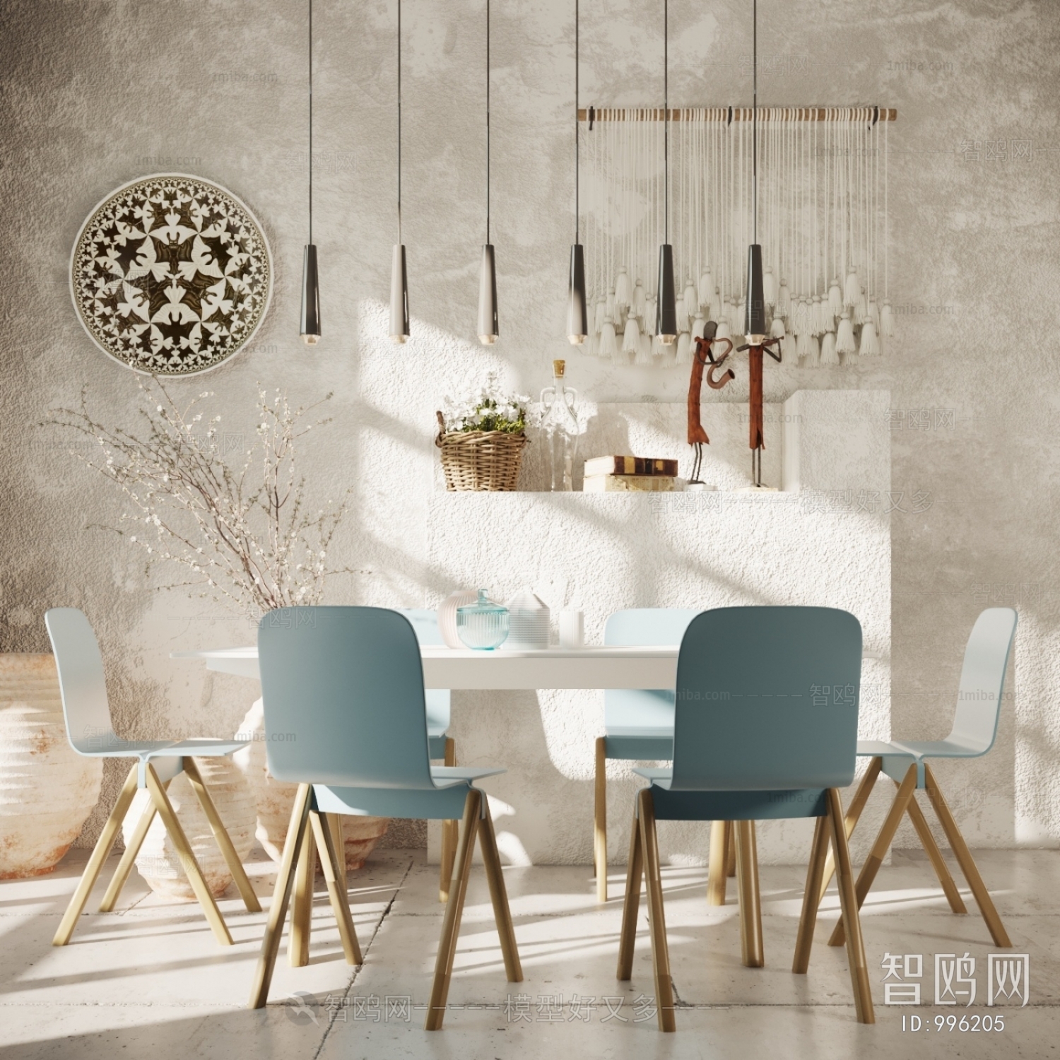 Nordic Style Dining Table And Chairs