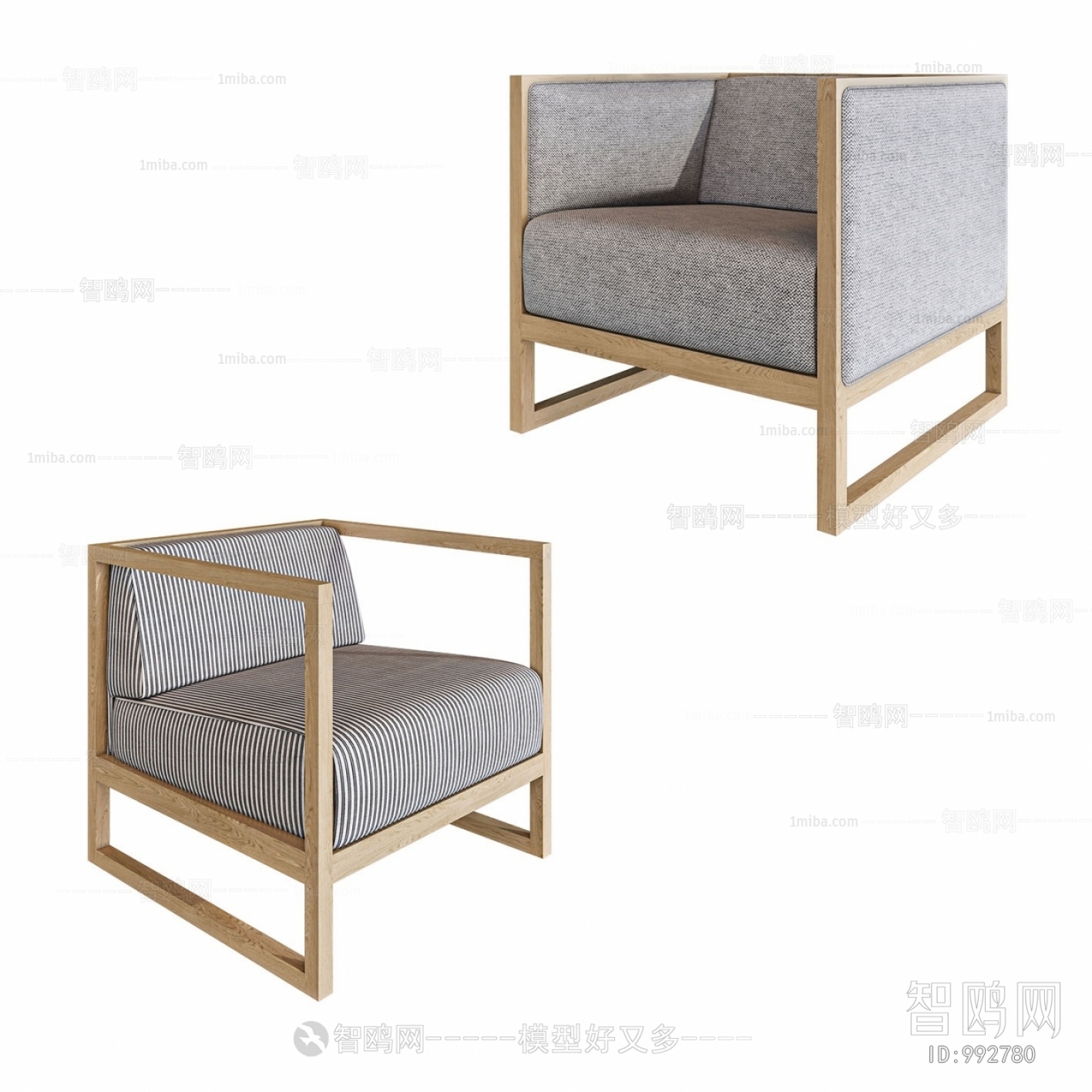 Japanese Style Single Sofa