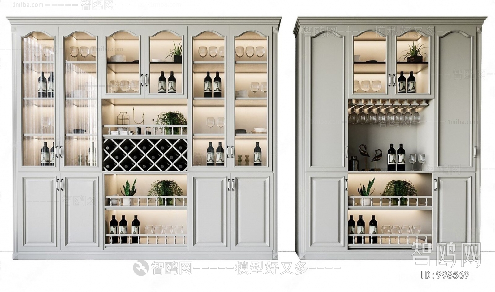 American Style Wine Cabinet