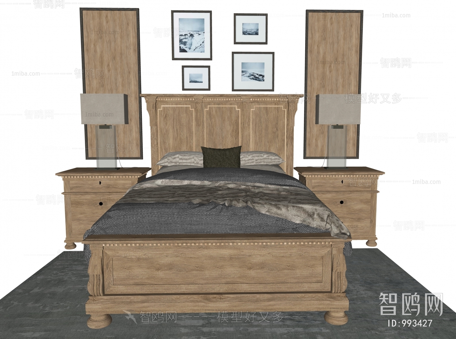 American Style Double Bed