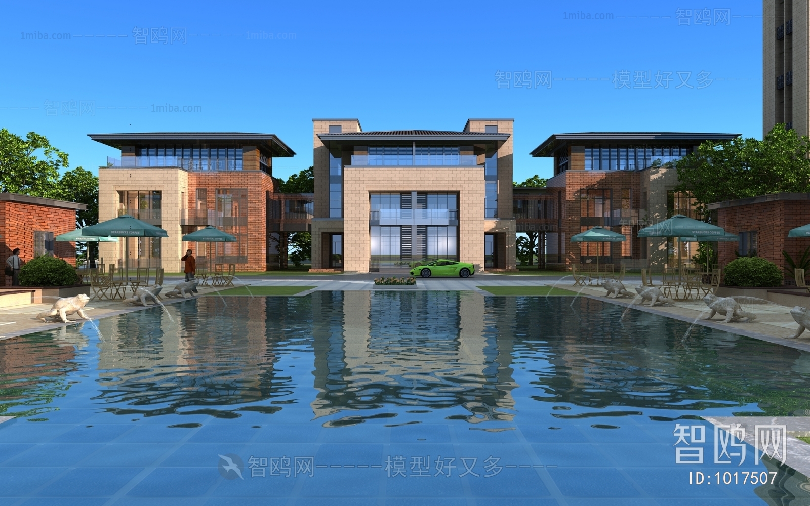 New Chinese Style Villa Appearance