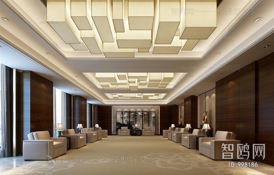 New Chinese Style Reception Room