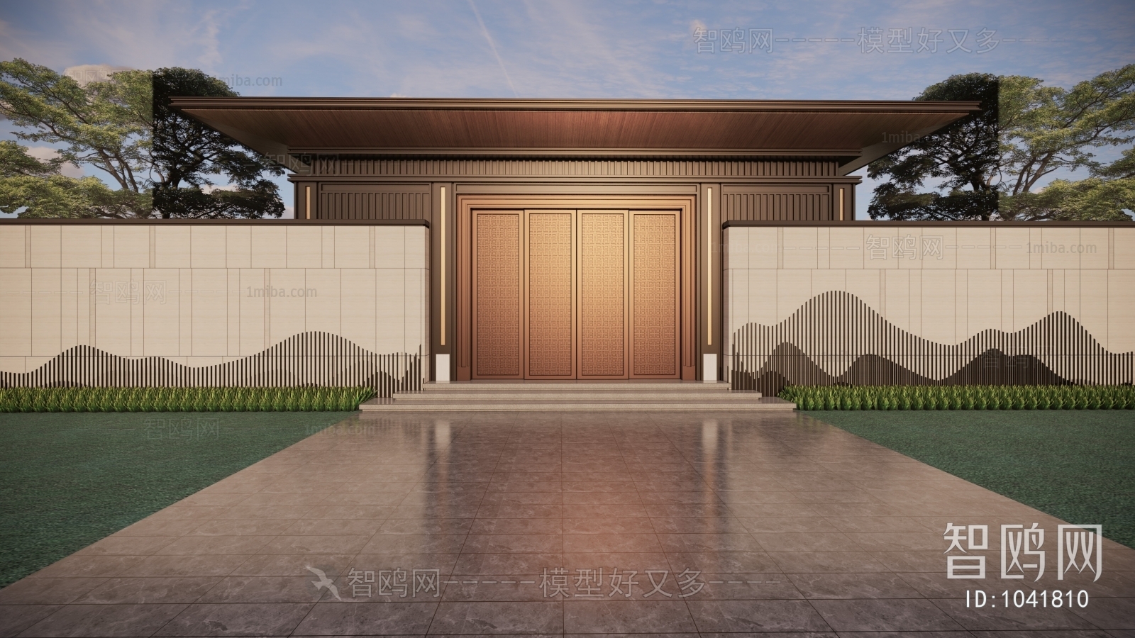 New Chinese Style Door