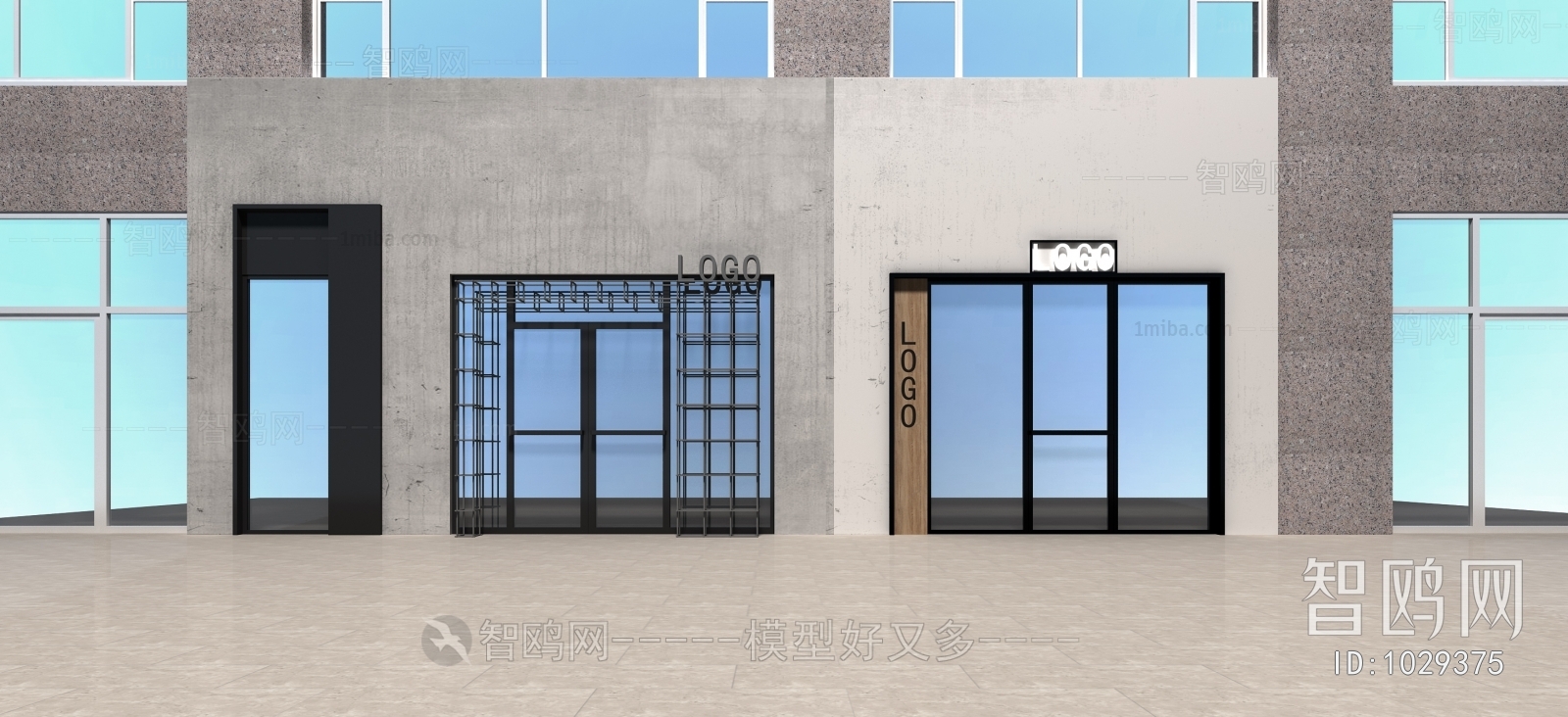 Industrial Style Facade Element