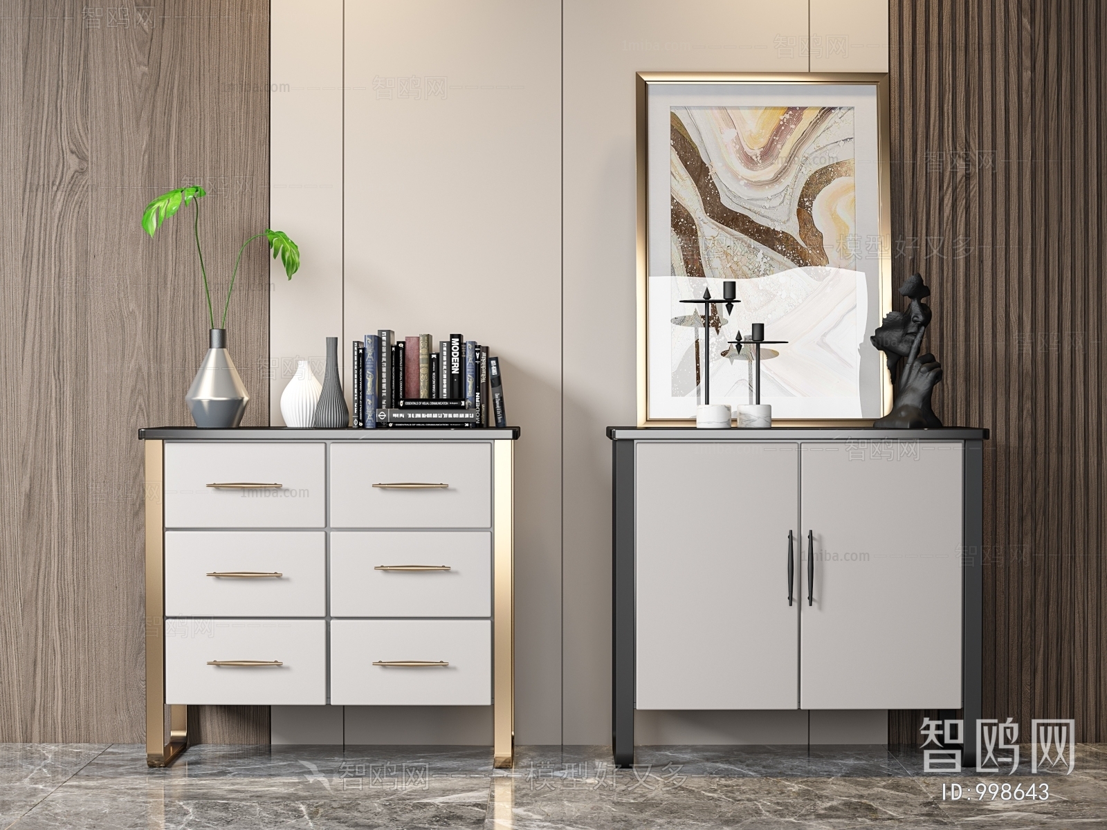 Modern Side Cabinet/Entrance Cabinet