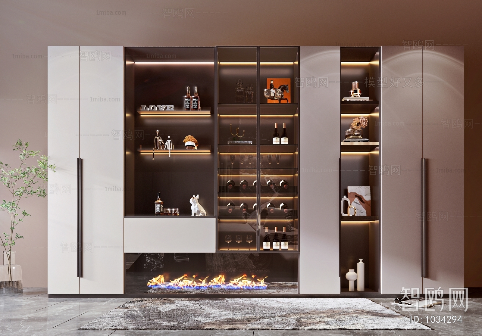 Modern Wine Cabinet