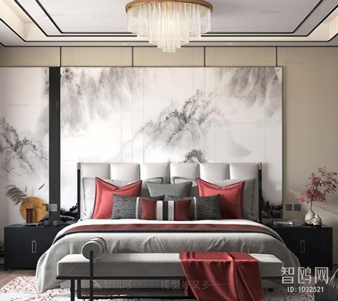 New Chinese Style Bedroom