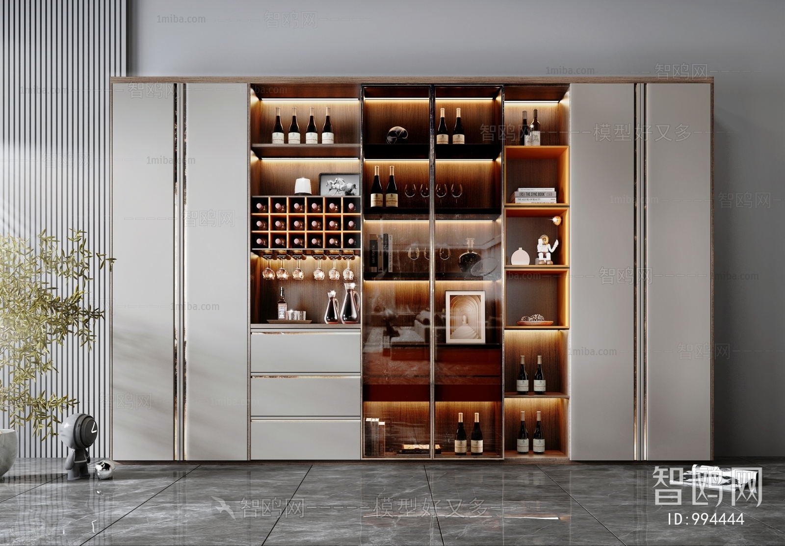 Modern Wine Cabinet