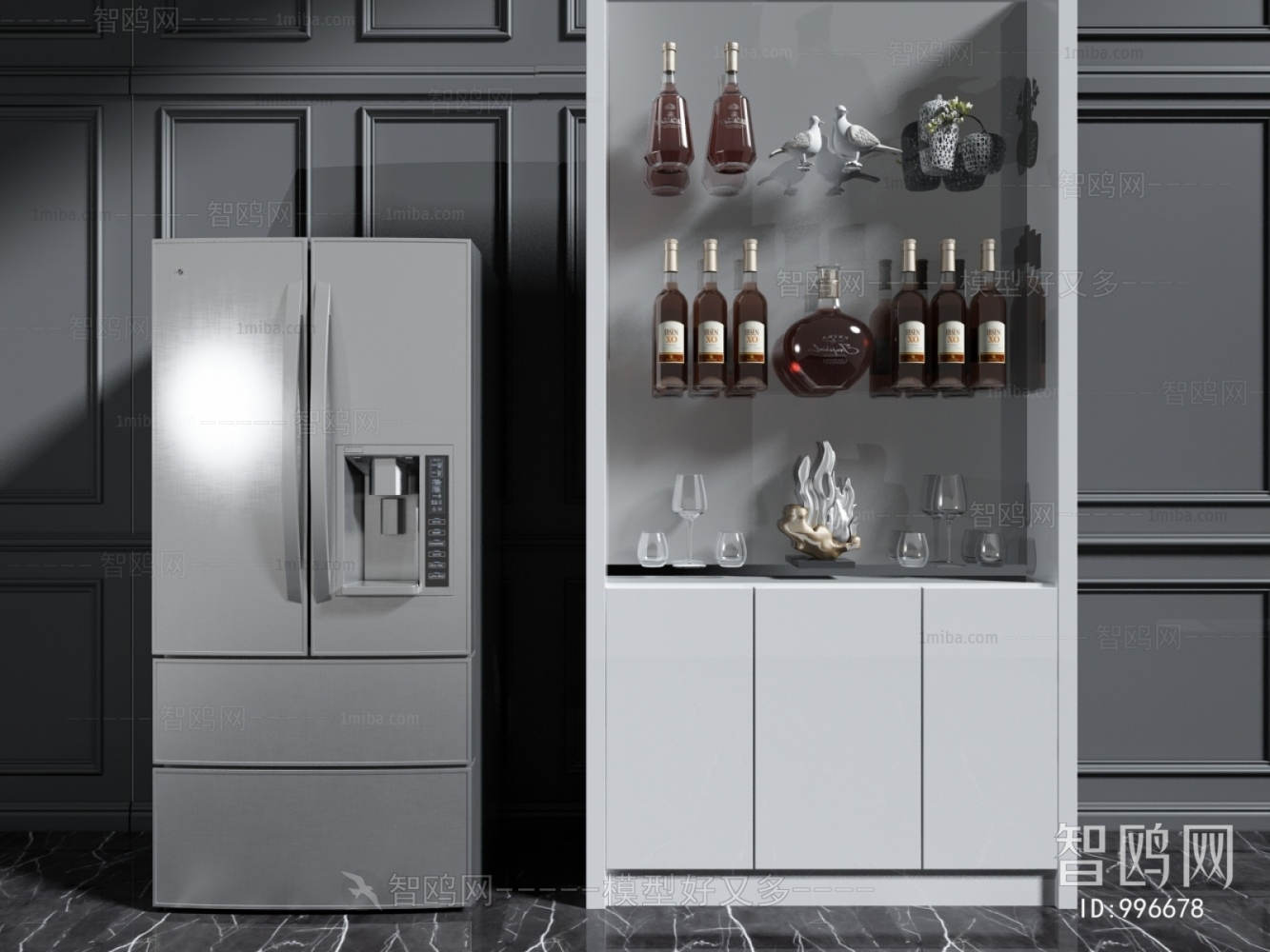 Modern Wine Cabinet