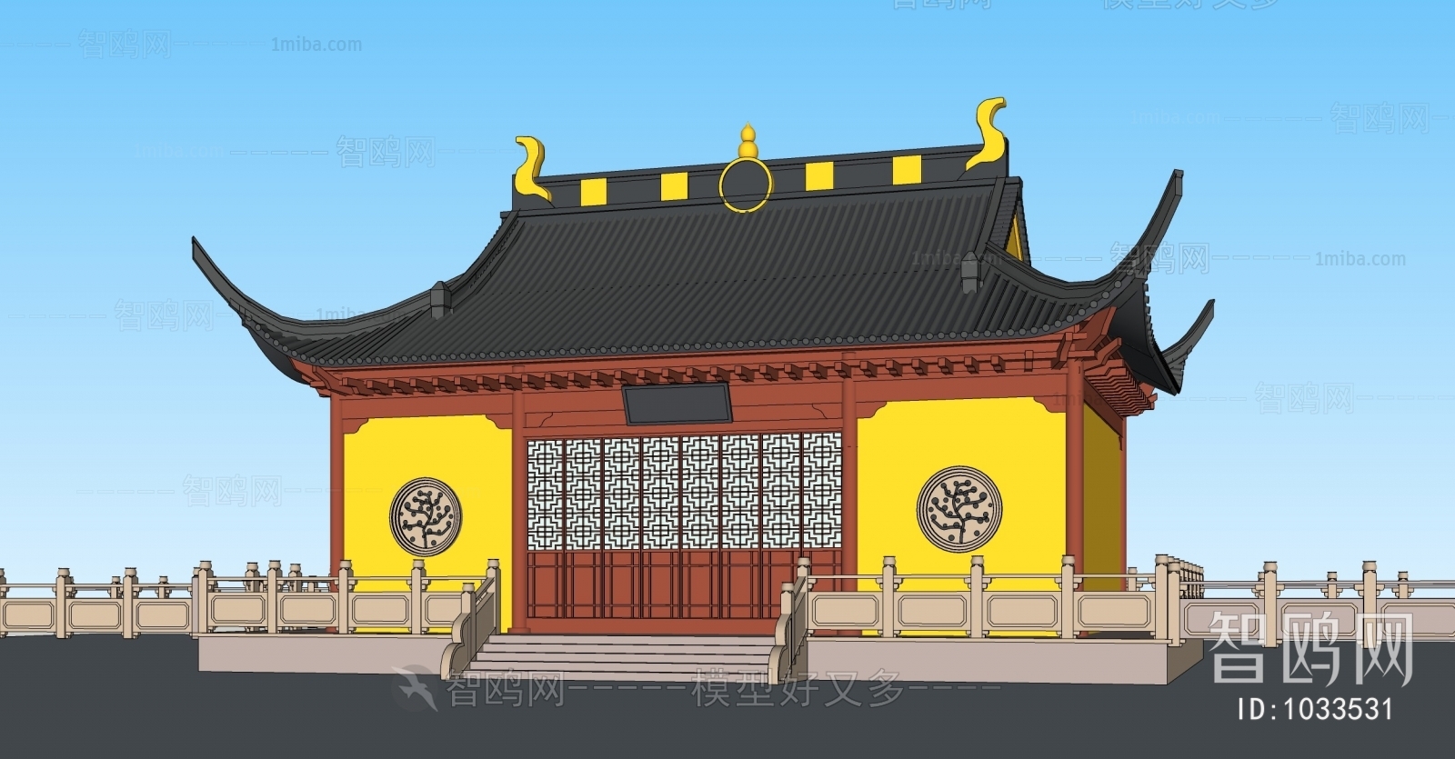 Chinese Style Ancient Architectural Buildings