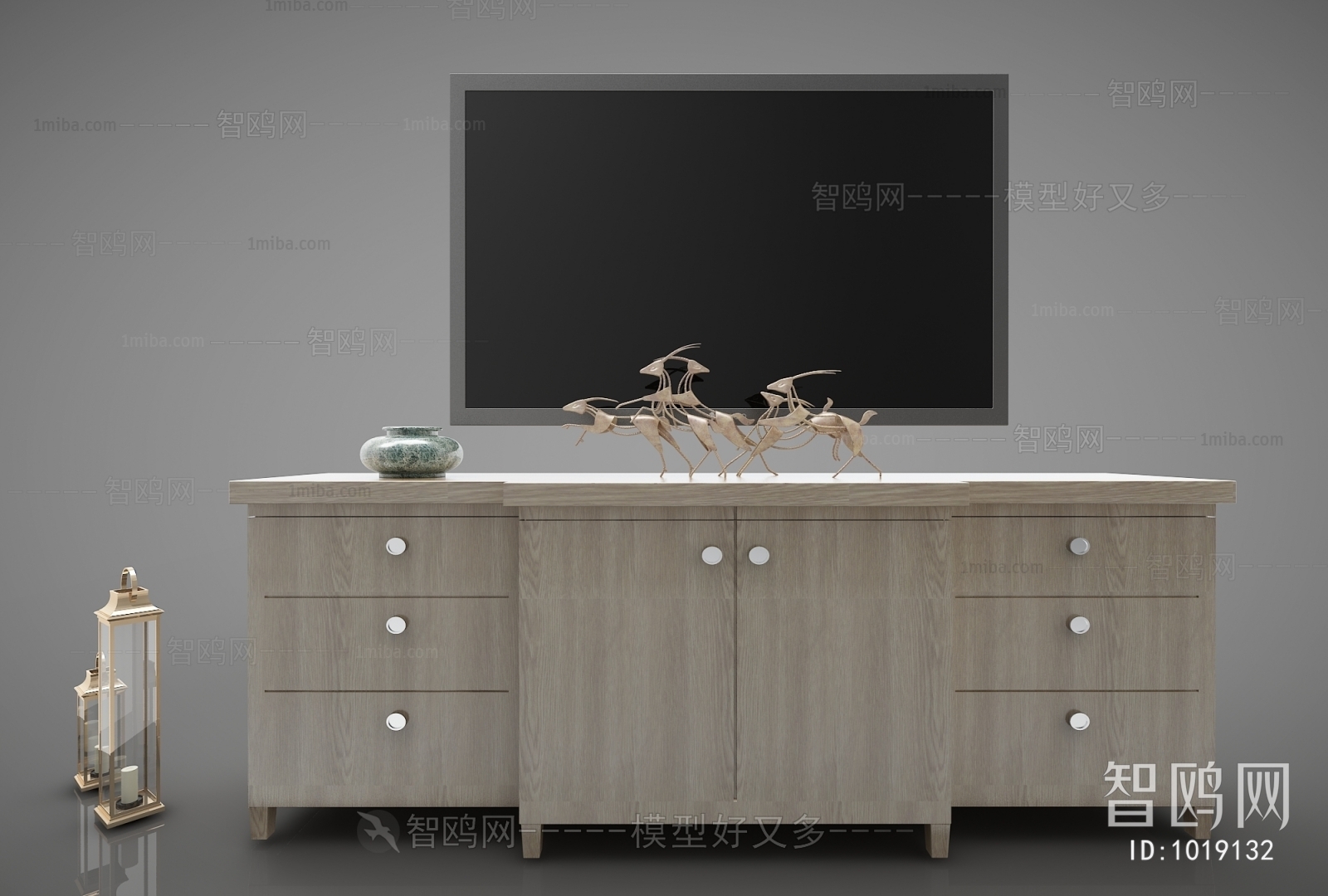 New Chinese Style TV Cabinet