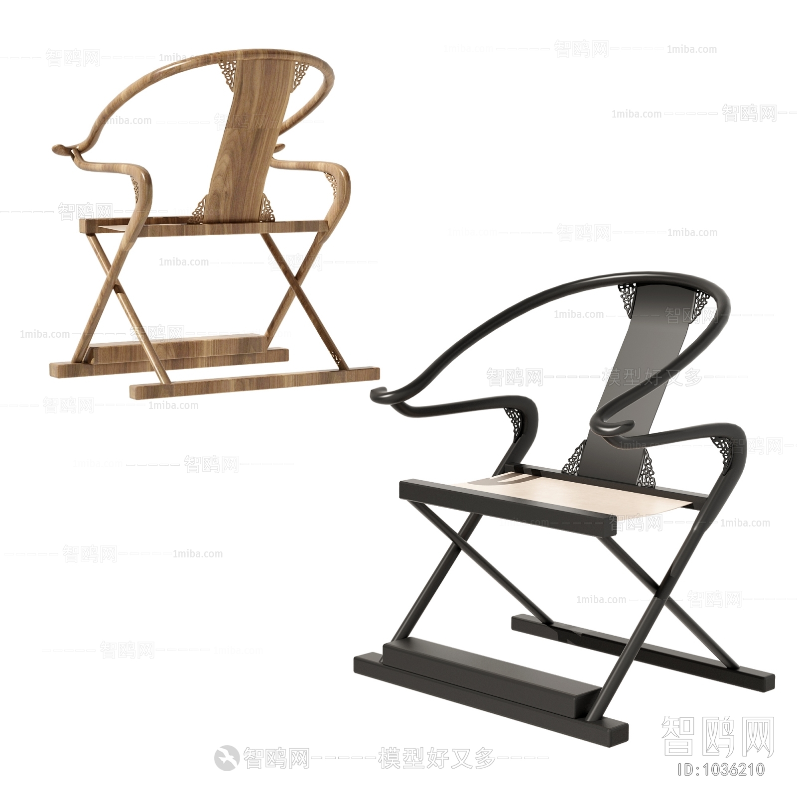 New Chinese Style Single Chair