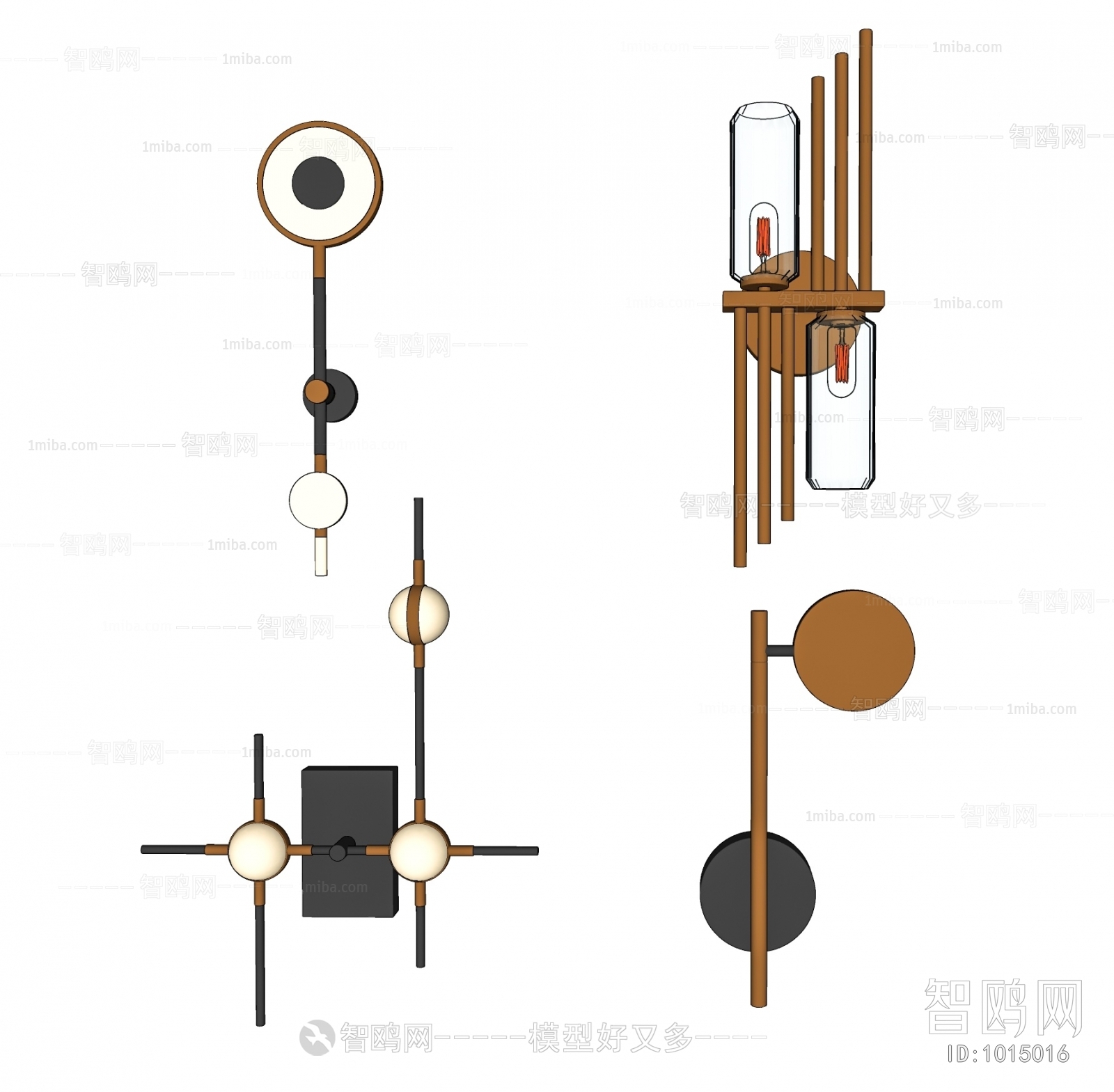 Modern Wall Lamp sketchup Model Download - Model ID.737900027 | 1miba