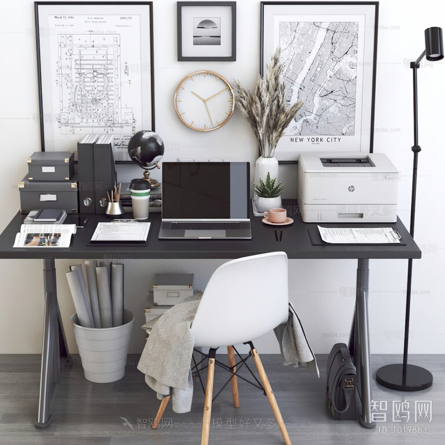 Modern Computer Desk And Chair