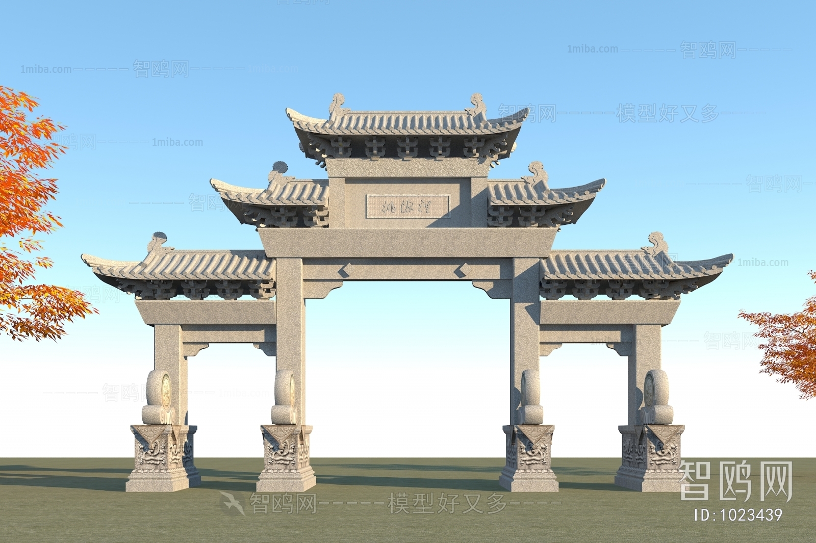 Chinese Style Building Component