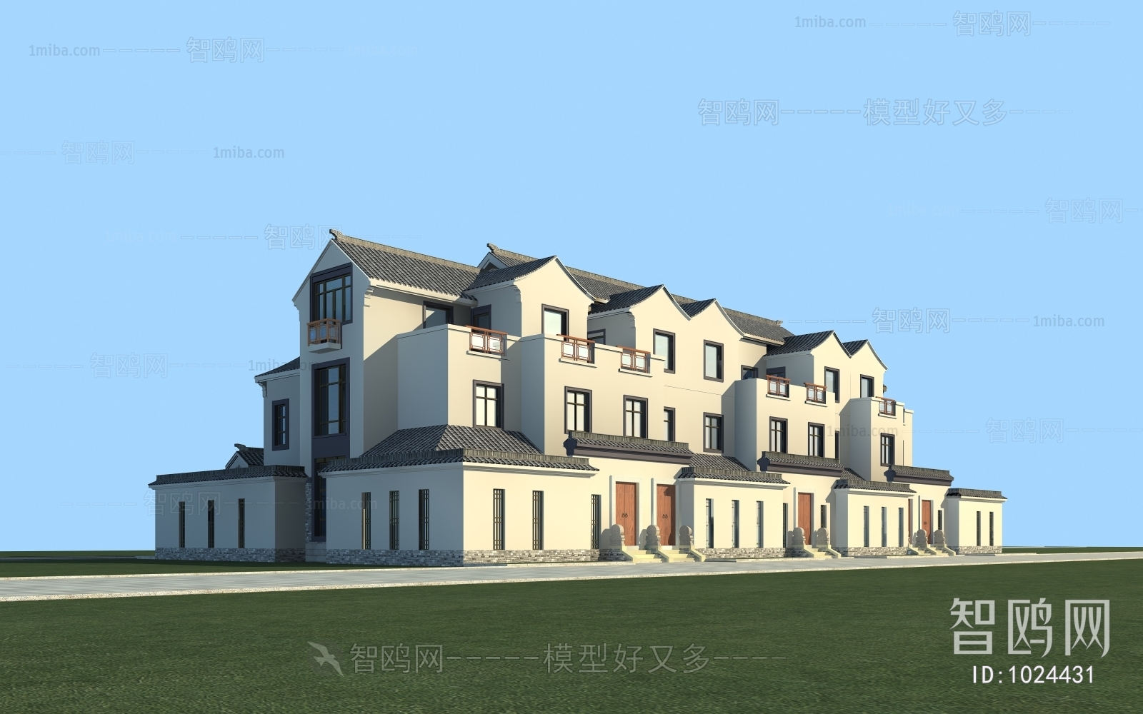 Chinese Style Villa Appearance