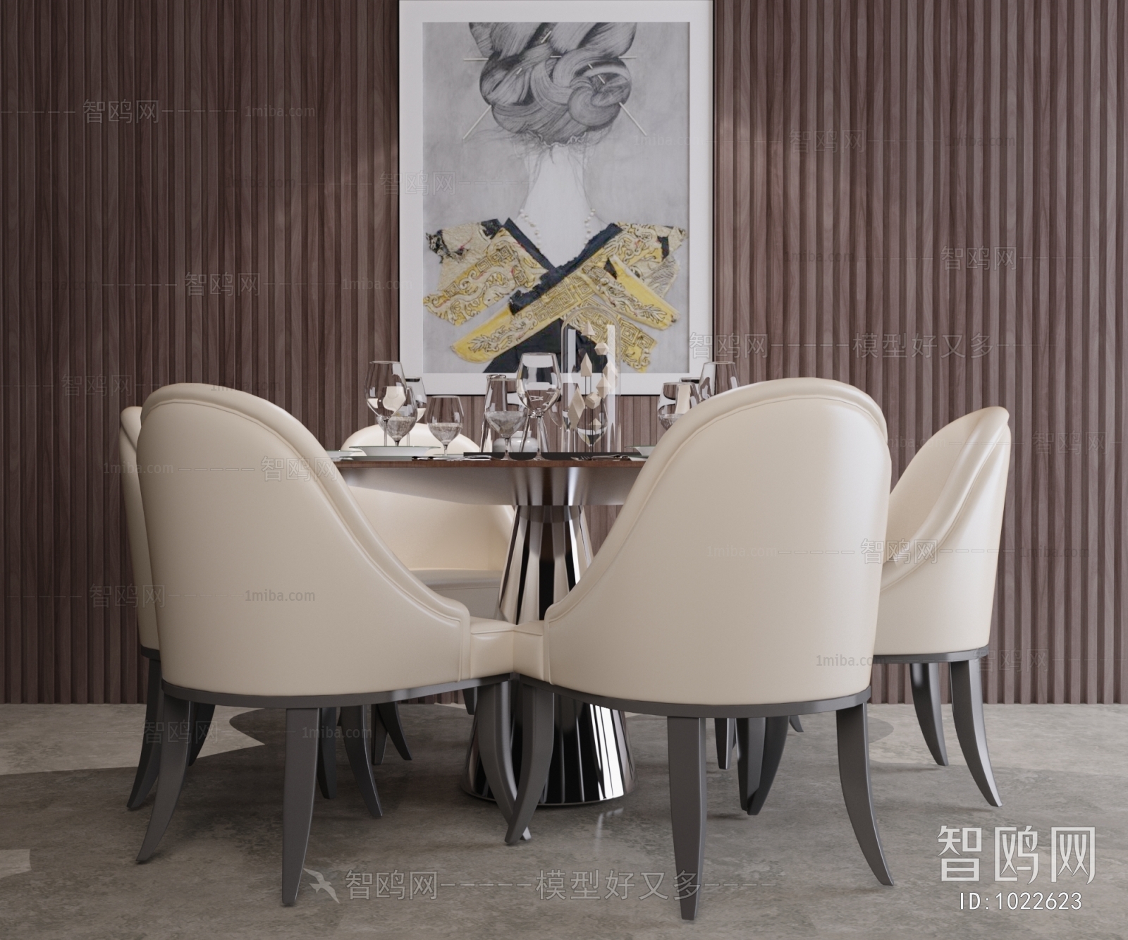 European Style Dining Table And Chairs