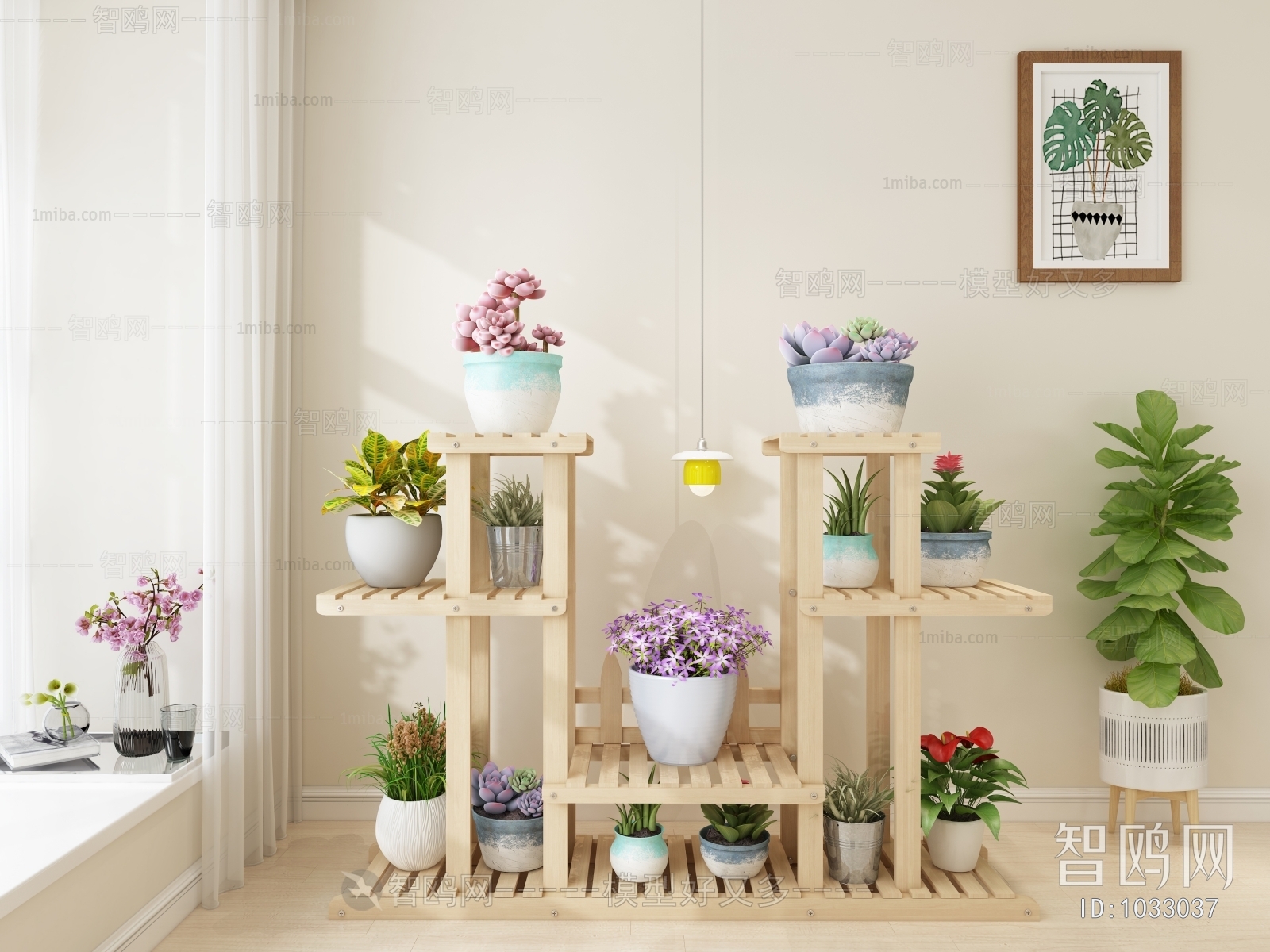 Modern Flower Shelf