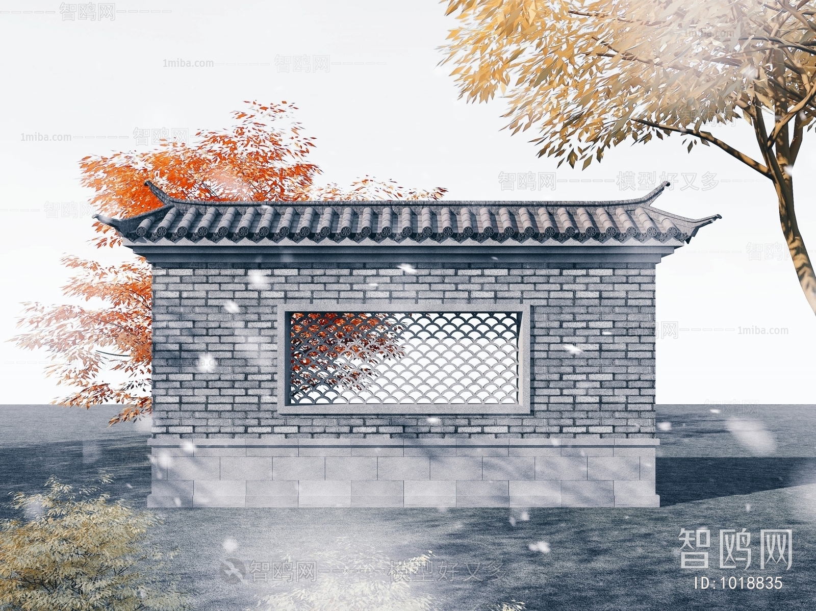 Chinese Style Building Component