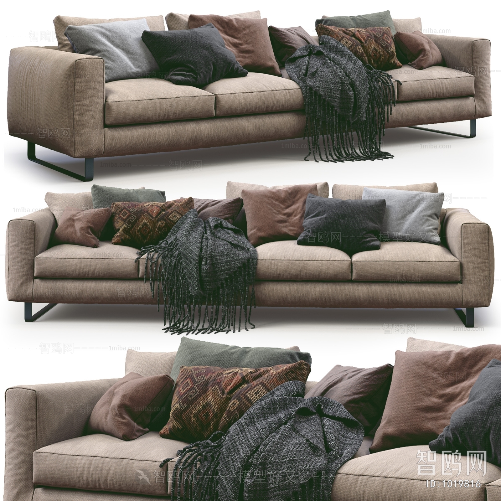 Modern Multi Person Sofa