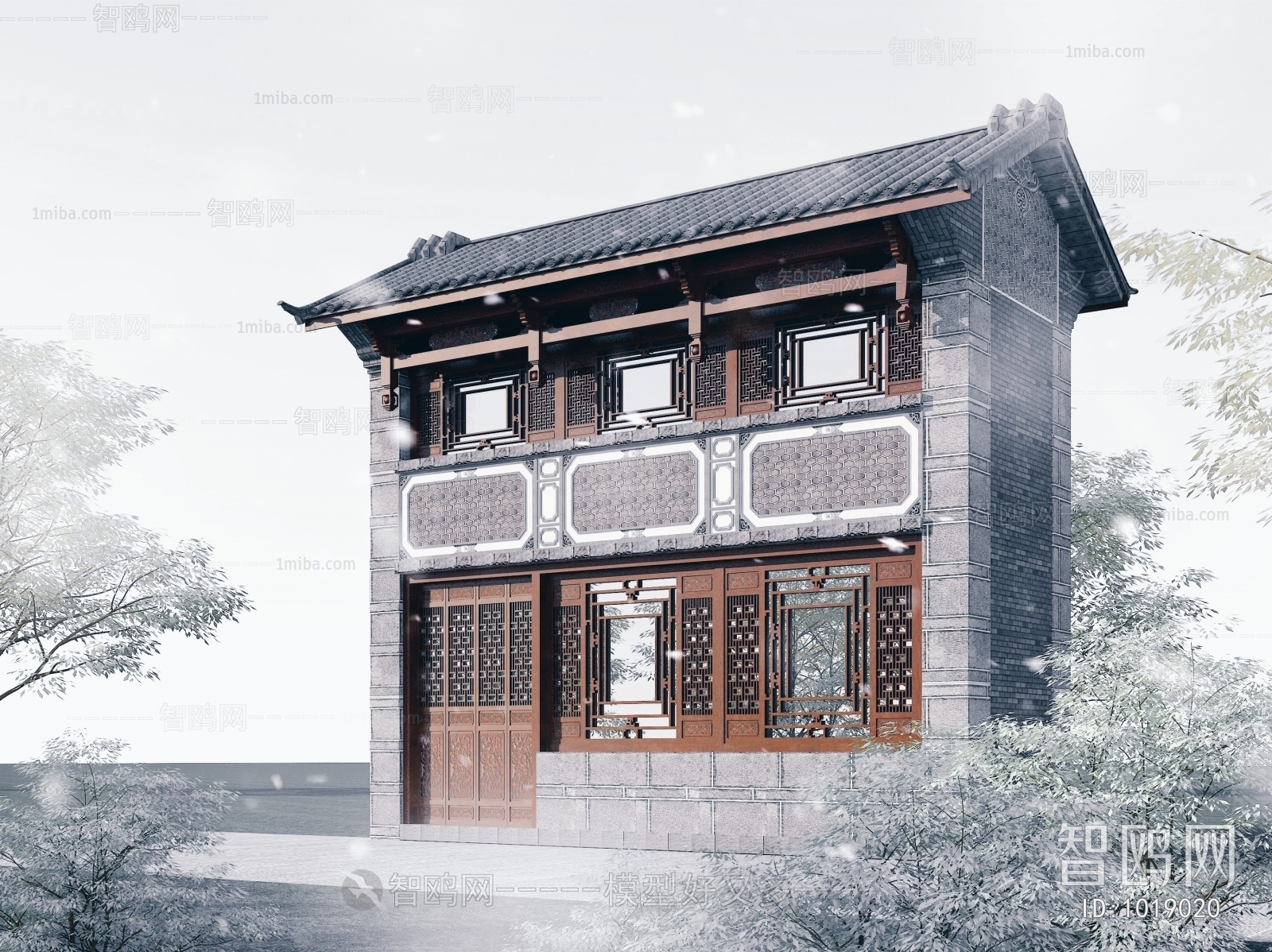 Chinese Style Ancient Architectural Buildings