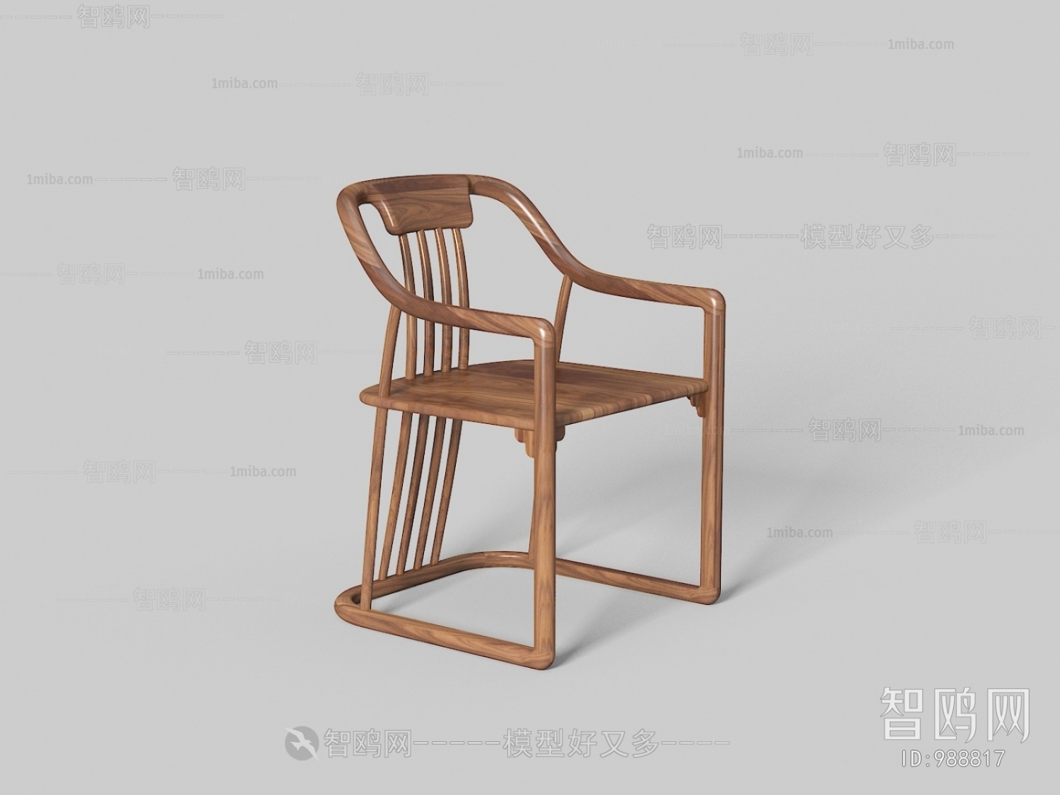 New Chinese Style Single Chair