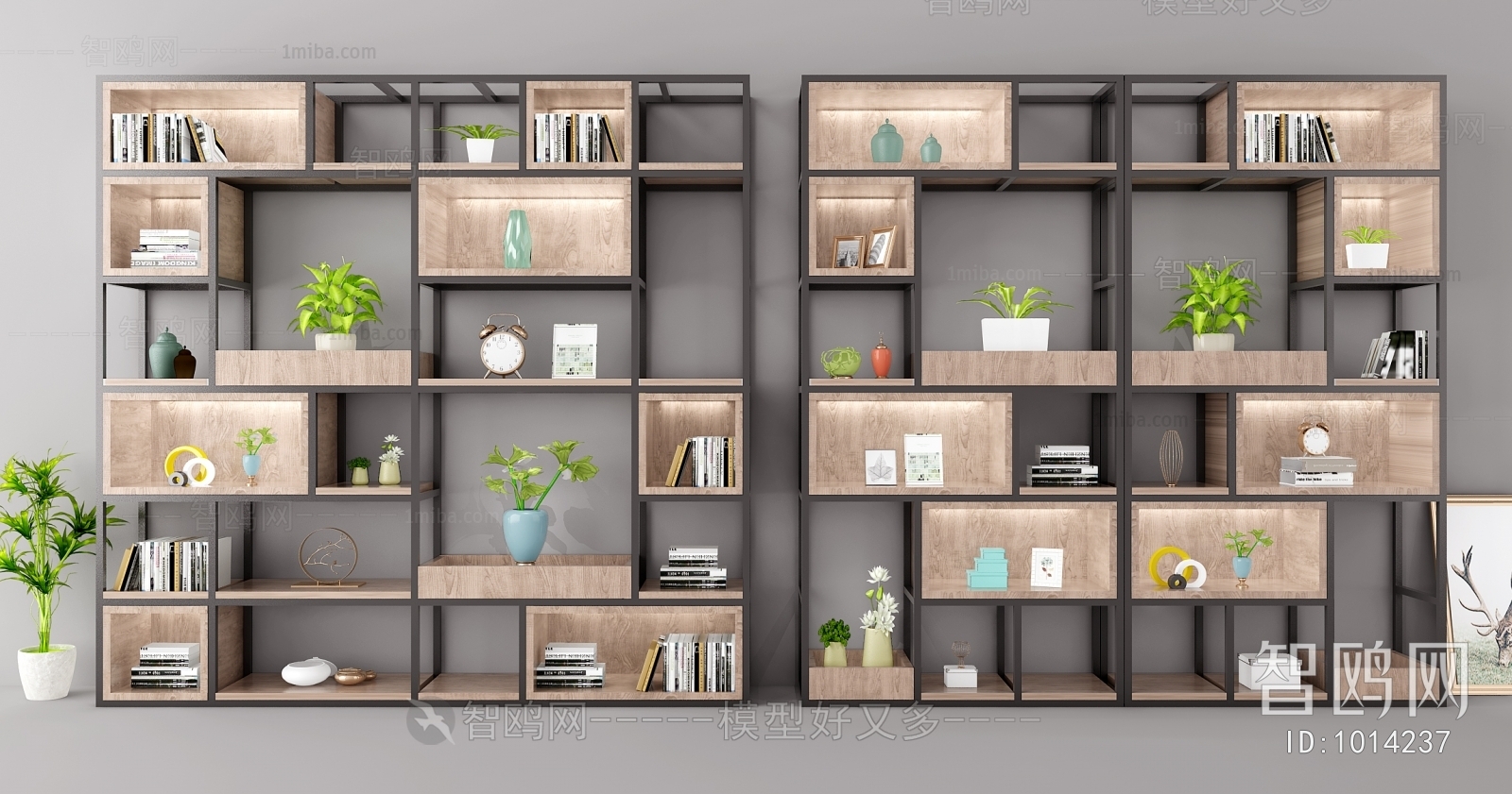 Industrial Style Bookshelf