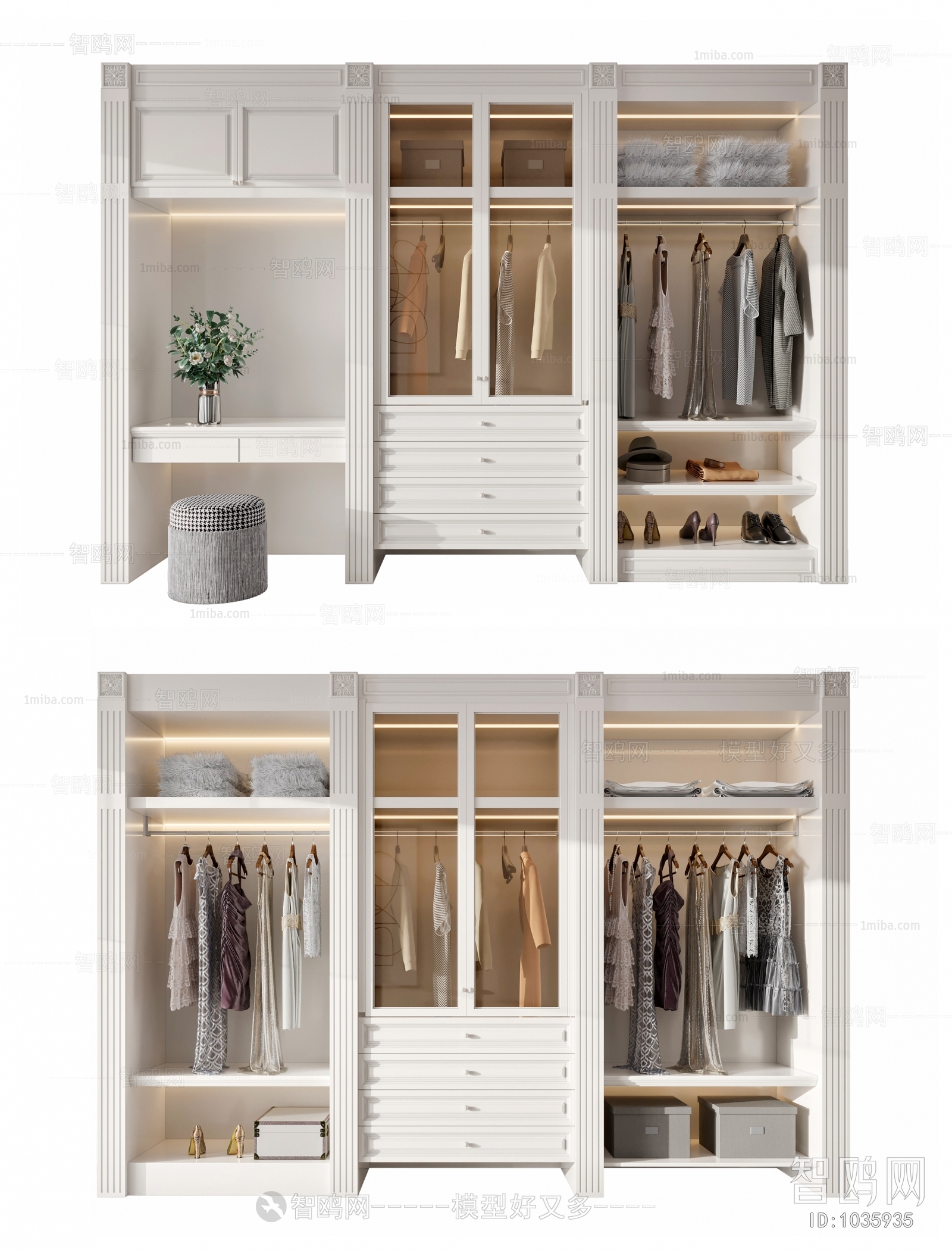 Simple European Style The Wardrobe