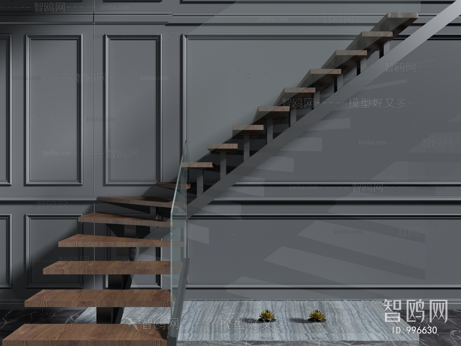 Modern Stair Balustrade/elevator