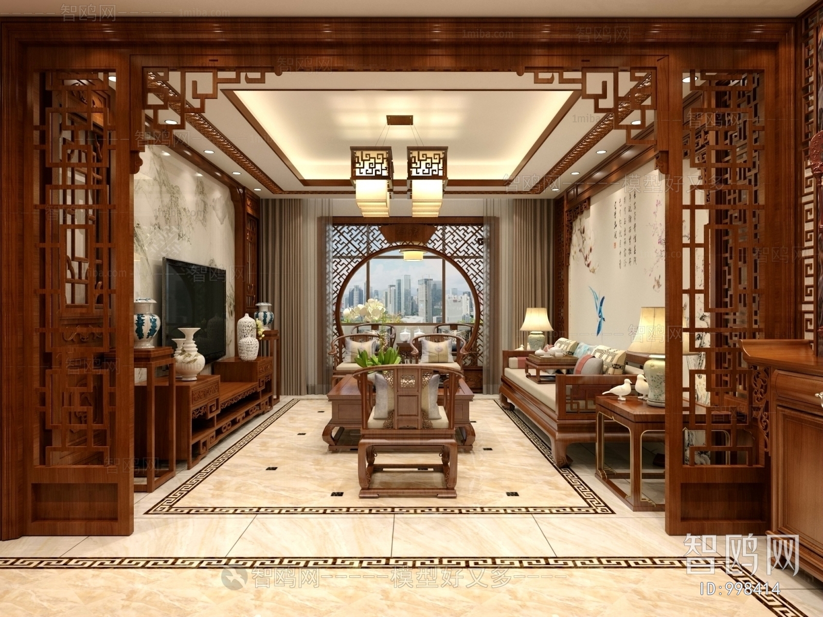 Chinese Style A Living Room