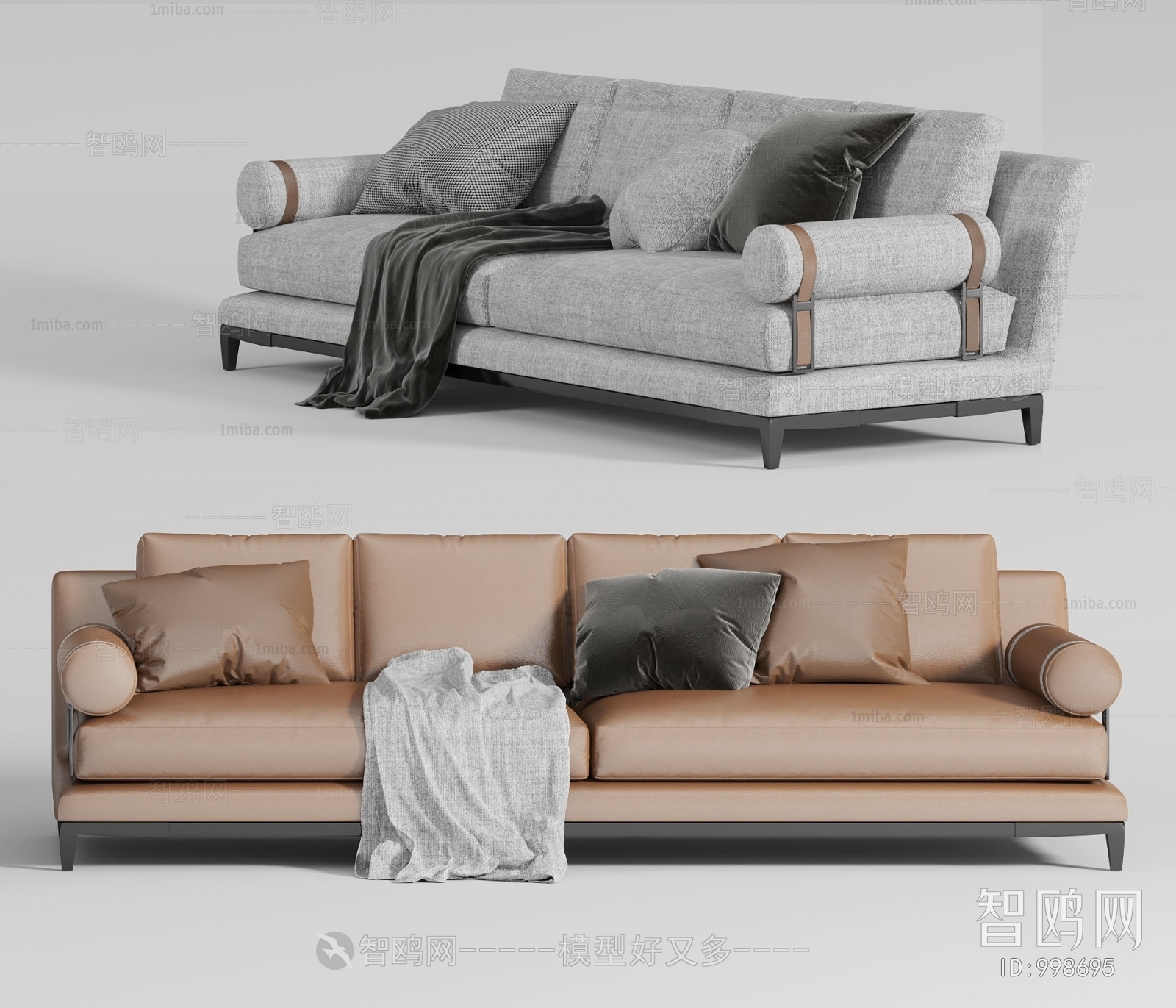 Modern Multi Person Sofa