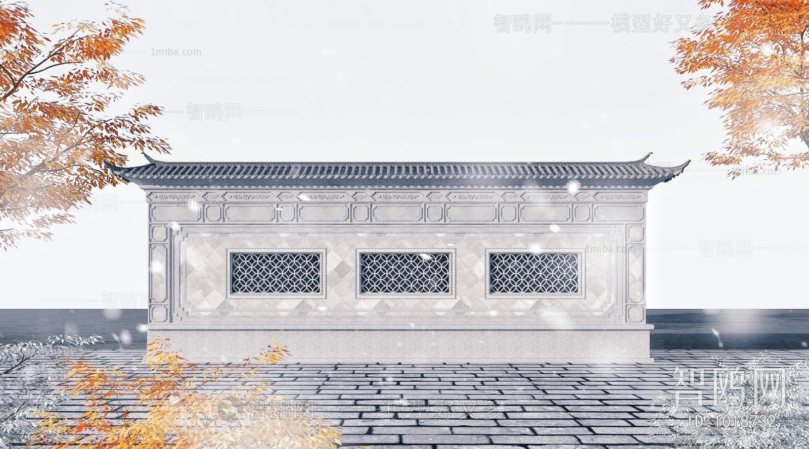 Chinese Style Building Component