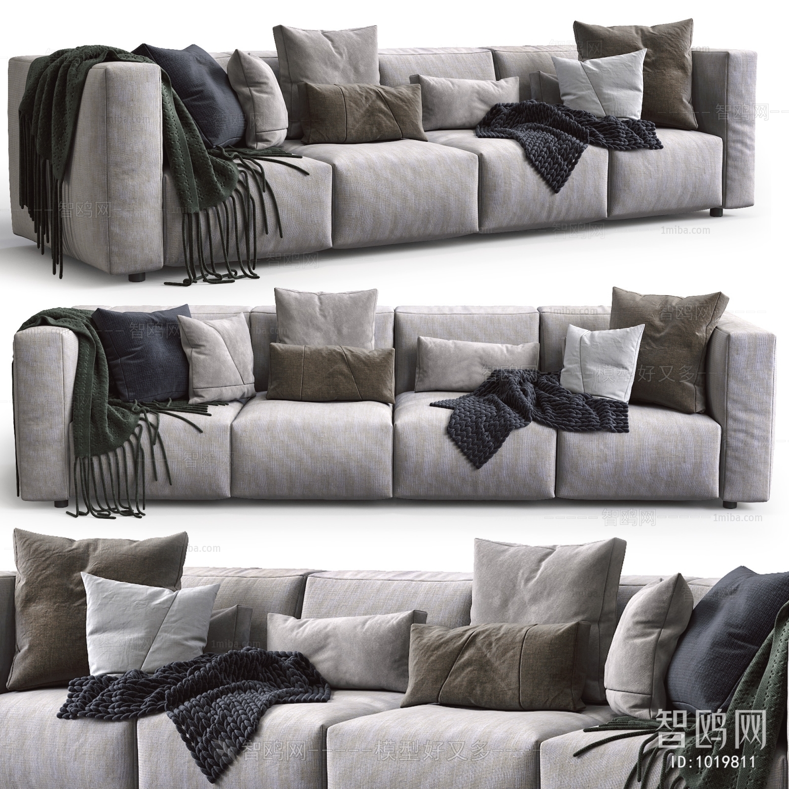 Modern Multi Person Sofa